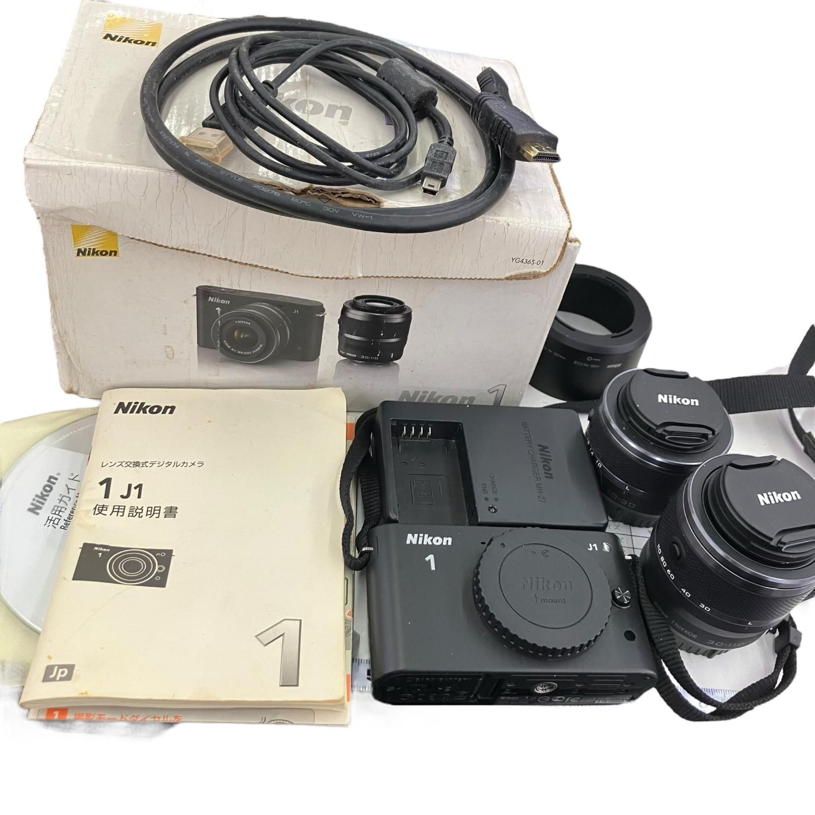 I1mm #0〜2 まとめ売り 186001 動作確認済み Nikon ニコン Nikon1 J1 ダブルズーム Model 1