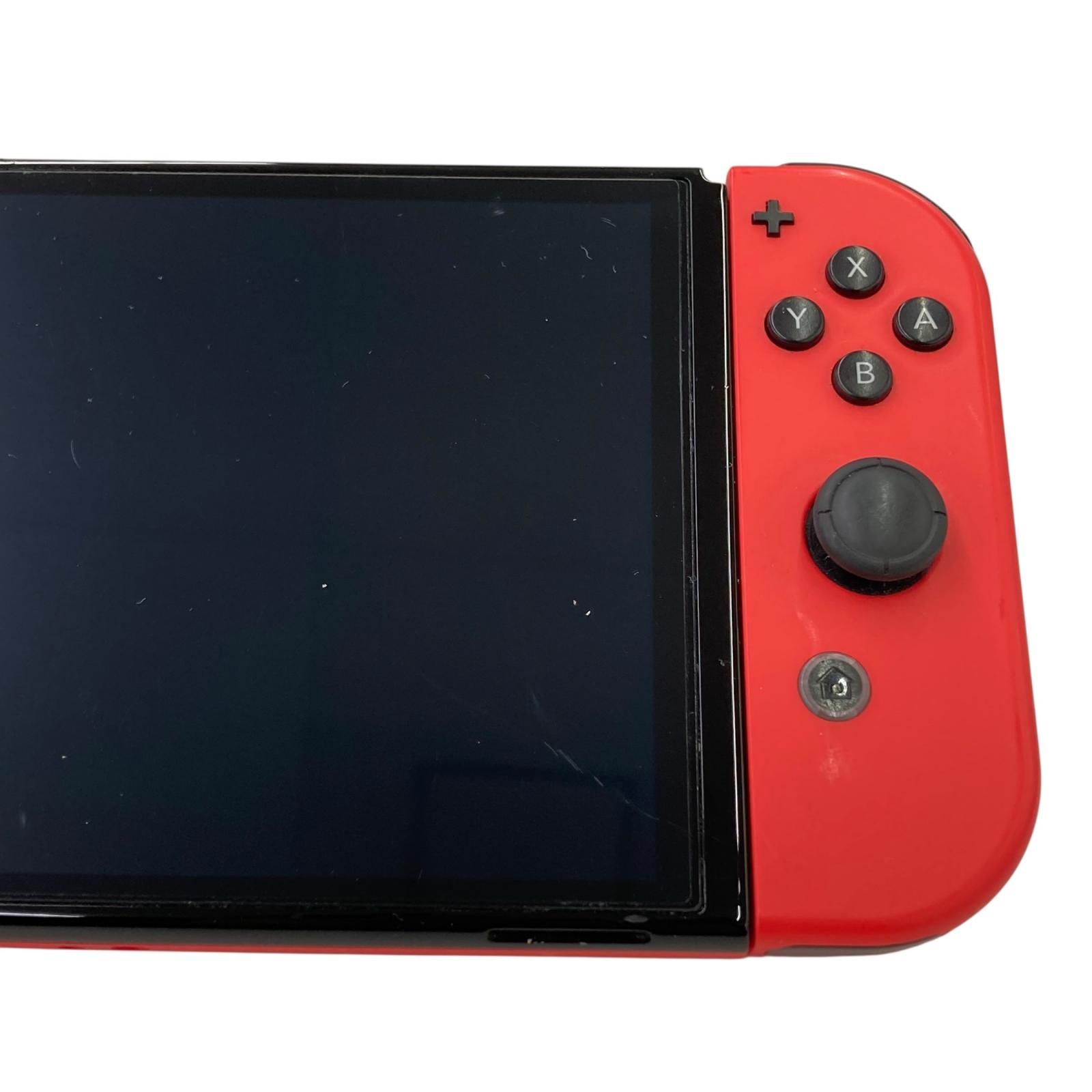 186000 Nintendo 任天堂 ニンテンドウ Switch 有機ELモデル HEG 001 マリオレッド き 初期化済み