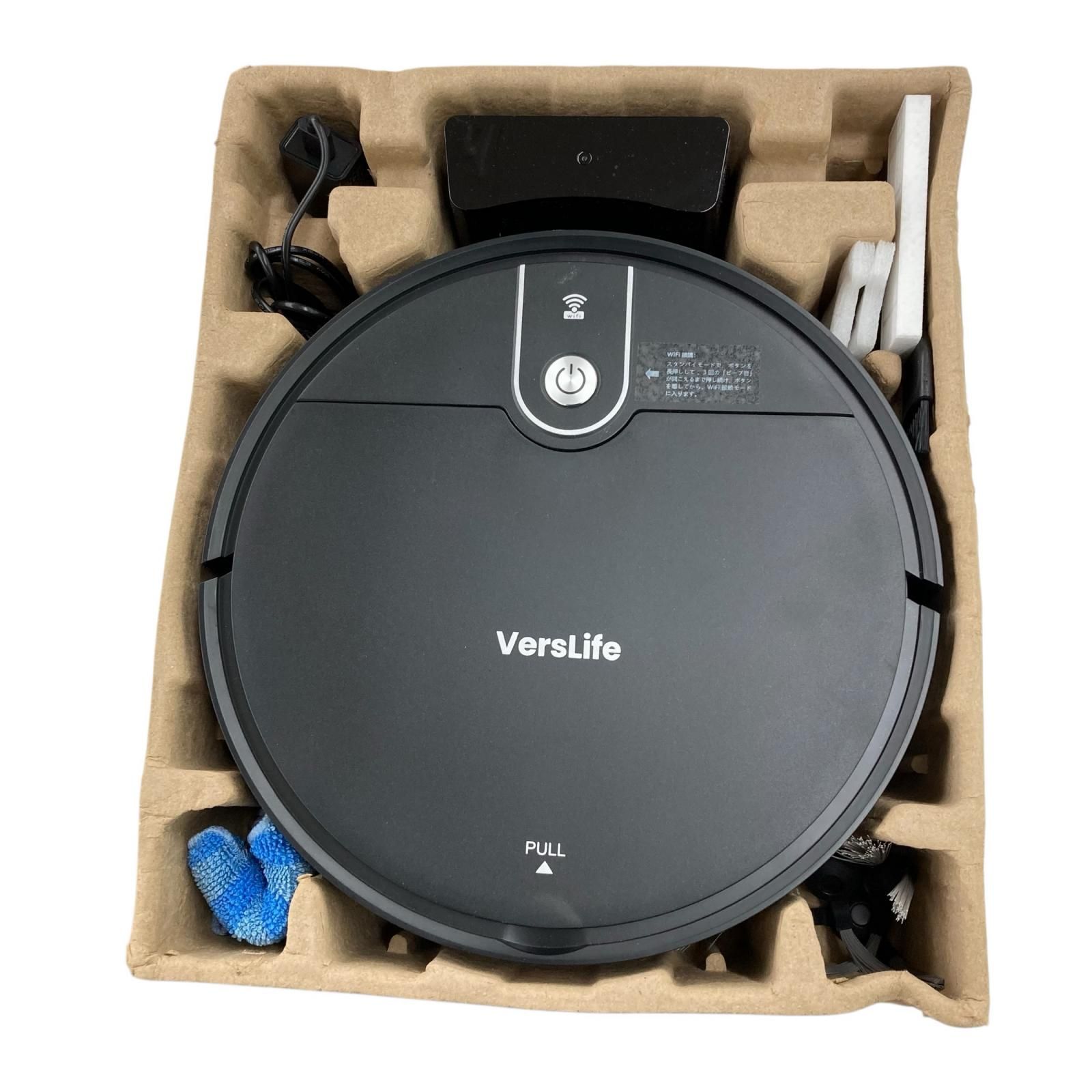 186000 通電確認のみ VersLife ロボット掃除機 L6 ブラック - メルカリ