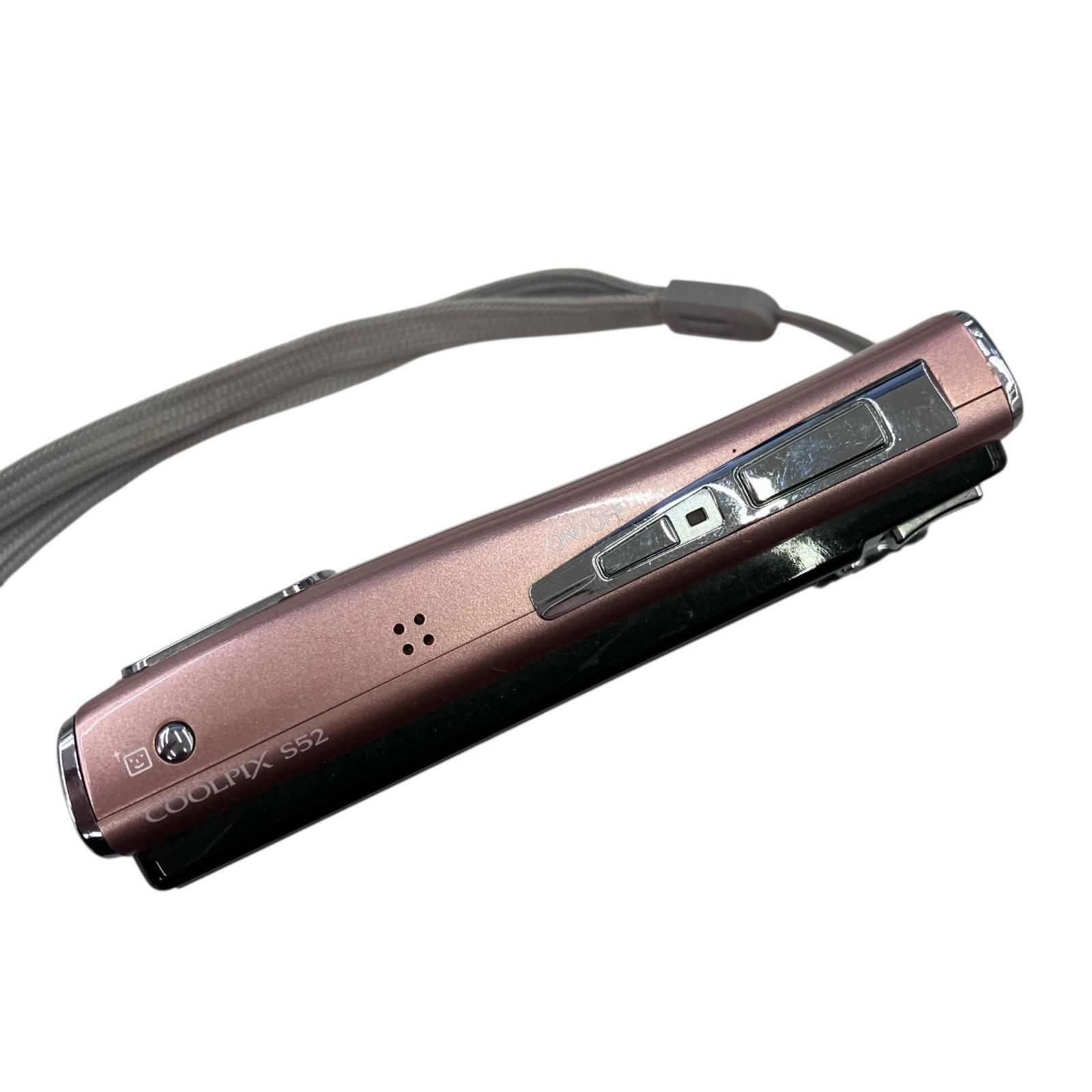 186001 ジャンク品 Nikon ニコン デジタルカメラ コーラルピンク