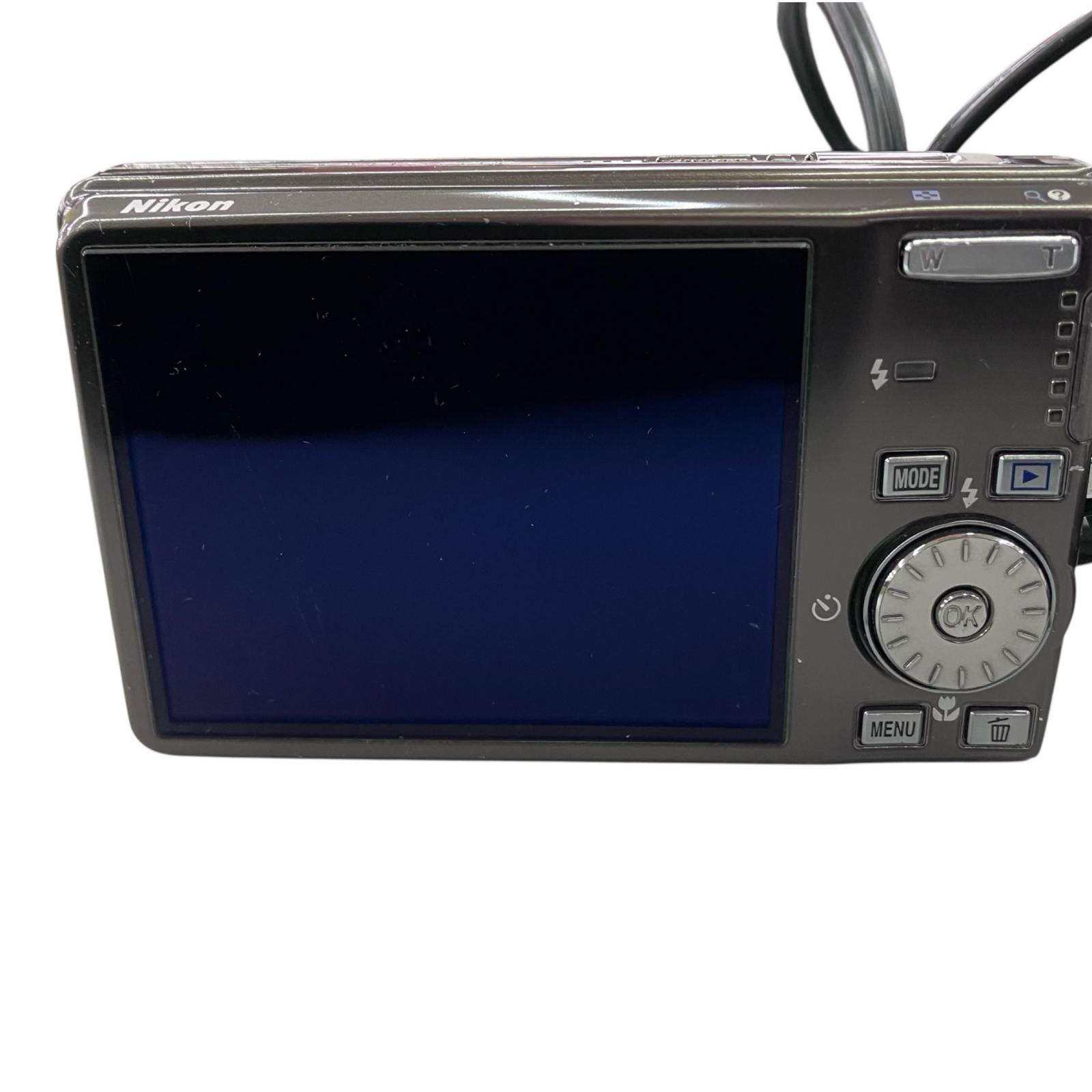 186001 動作確認済み Nikon ニコン デジタルカメラ S600 シルバー