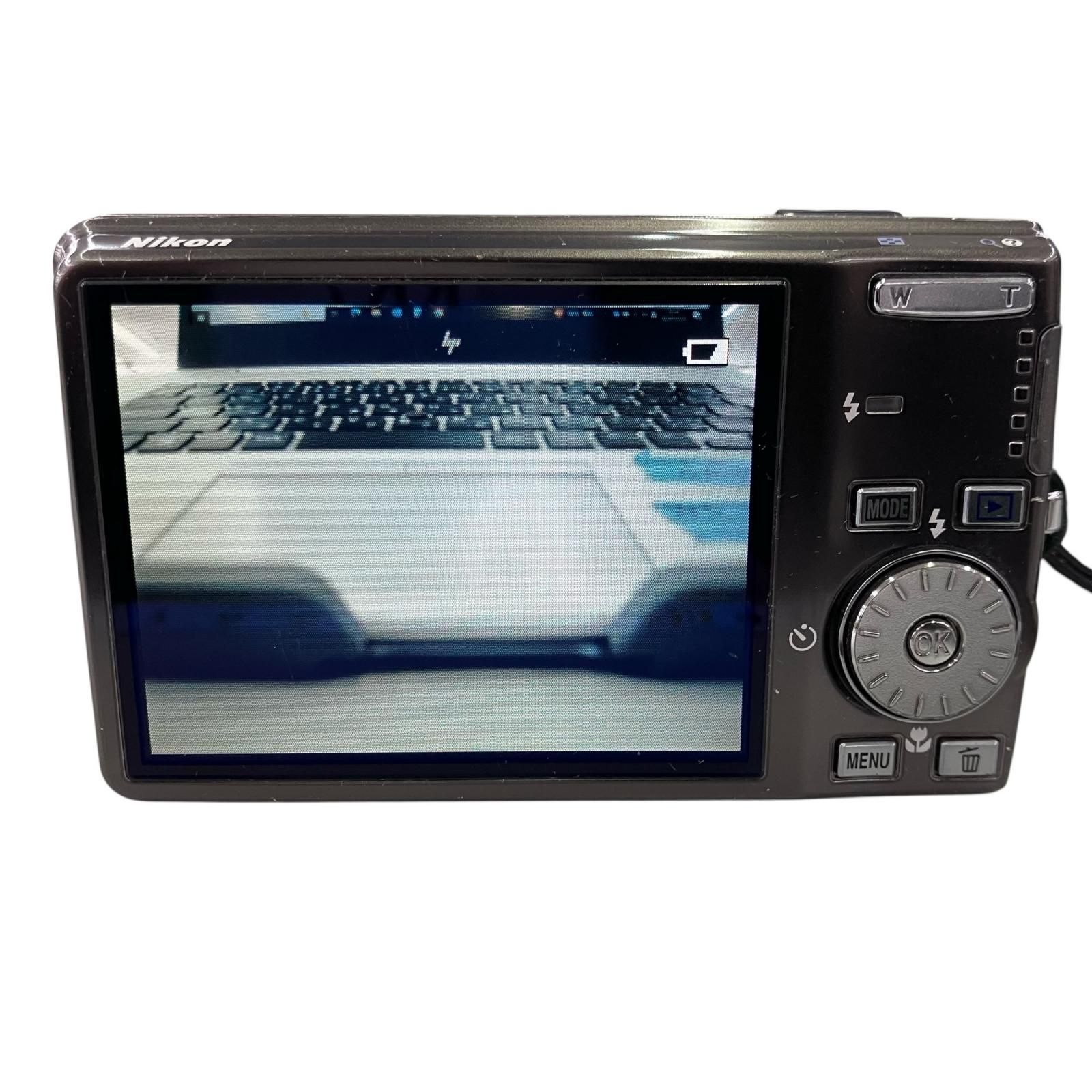 186001 動作確認済み Nikon ニコン デジタルカメラ S600 シルバー