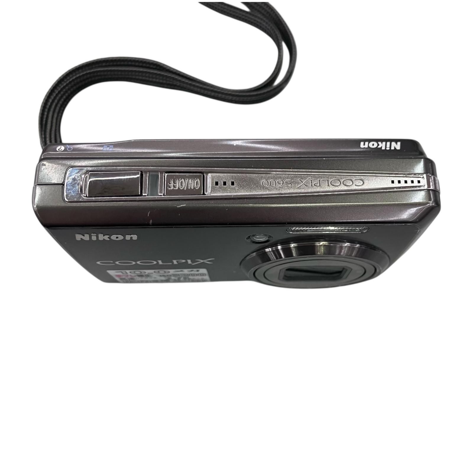 186001 動作確認済み Nikon ニコン デジタルカメラ S600 シルバー