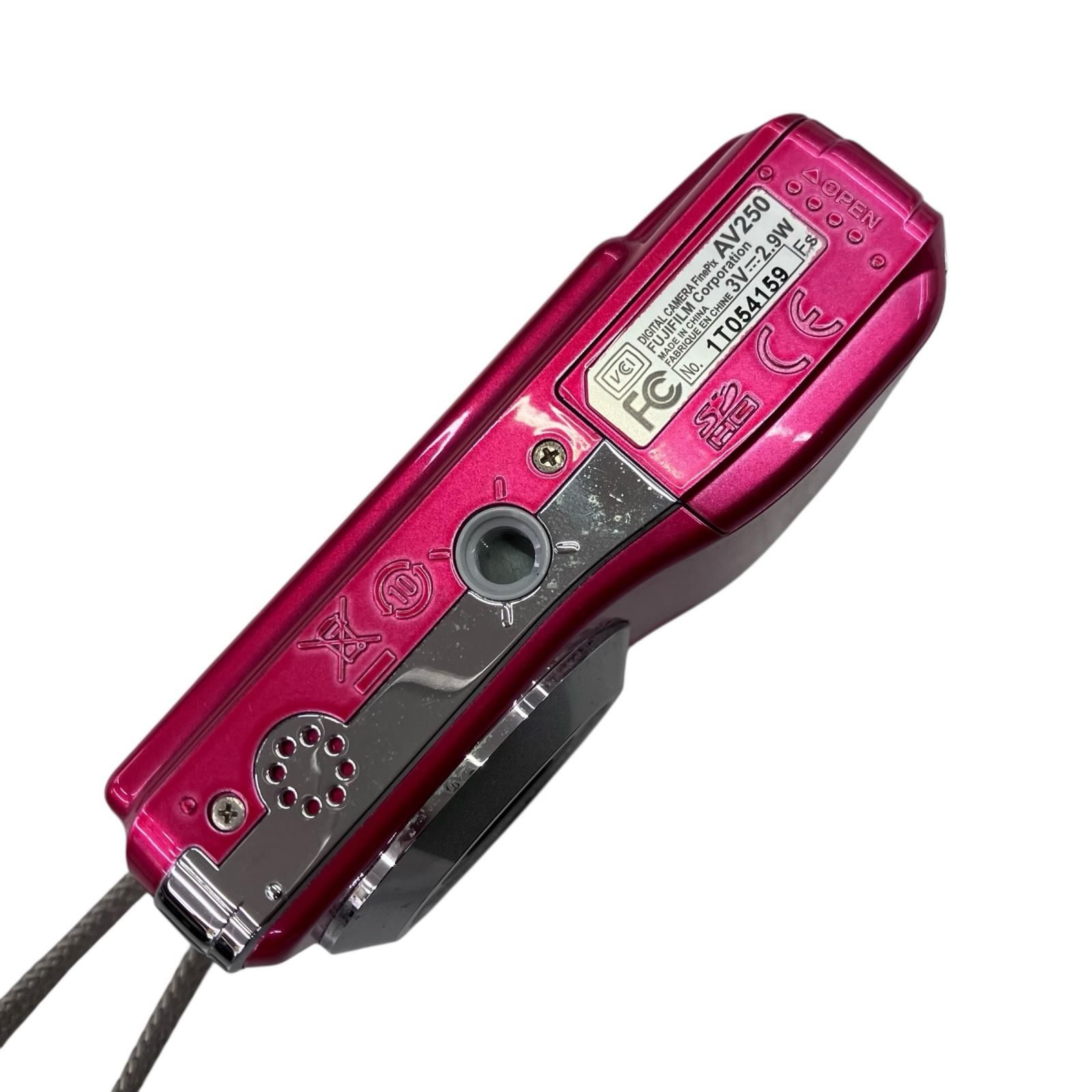 186001 動作未確認 FUJIFILM フジフィルム デジタルカメラ ピンク