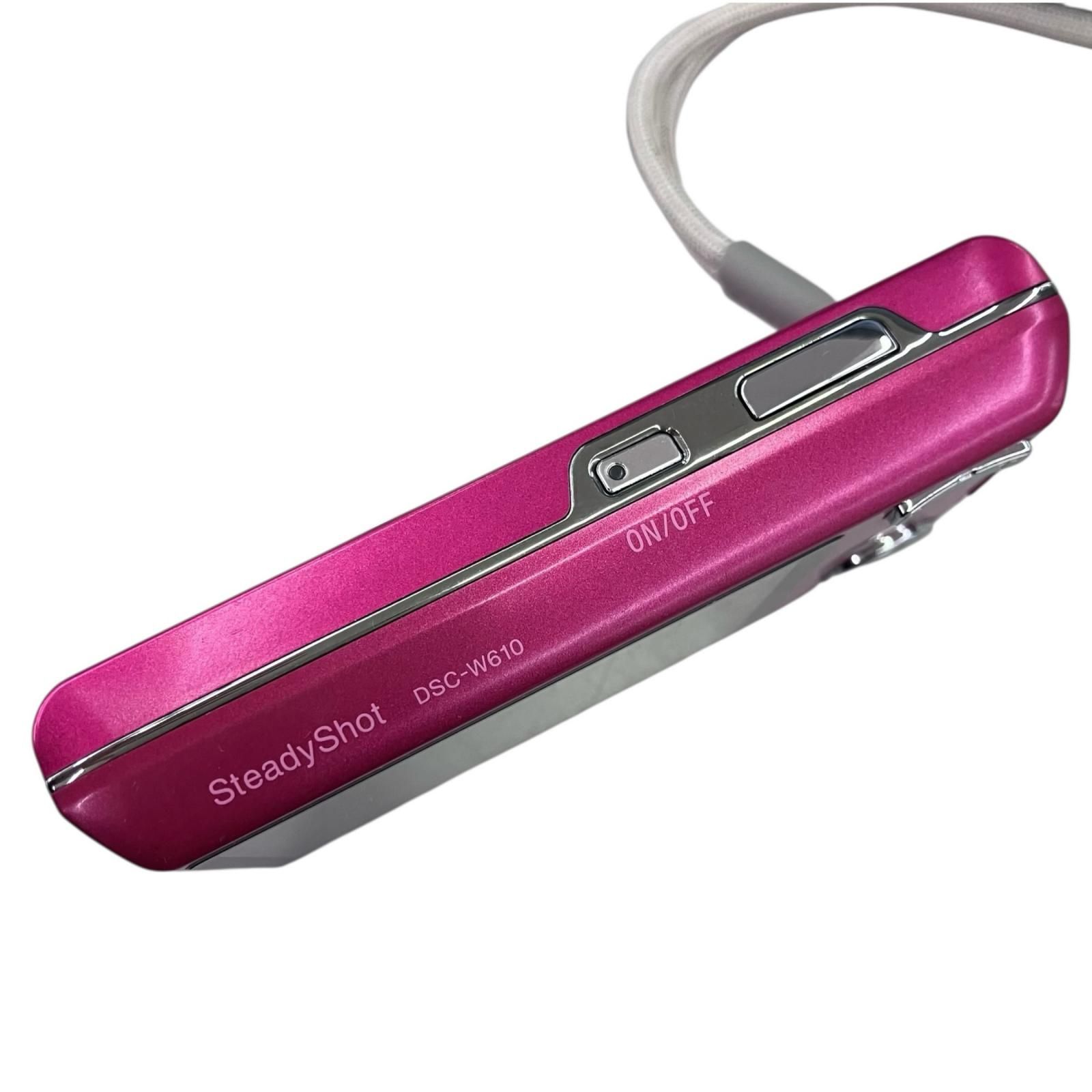 186001 動作未確認 SONY ソニー デジタルカメラ DSC-W610 ピンク