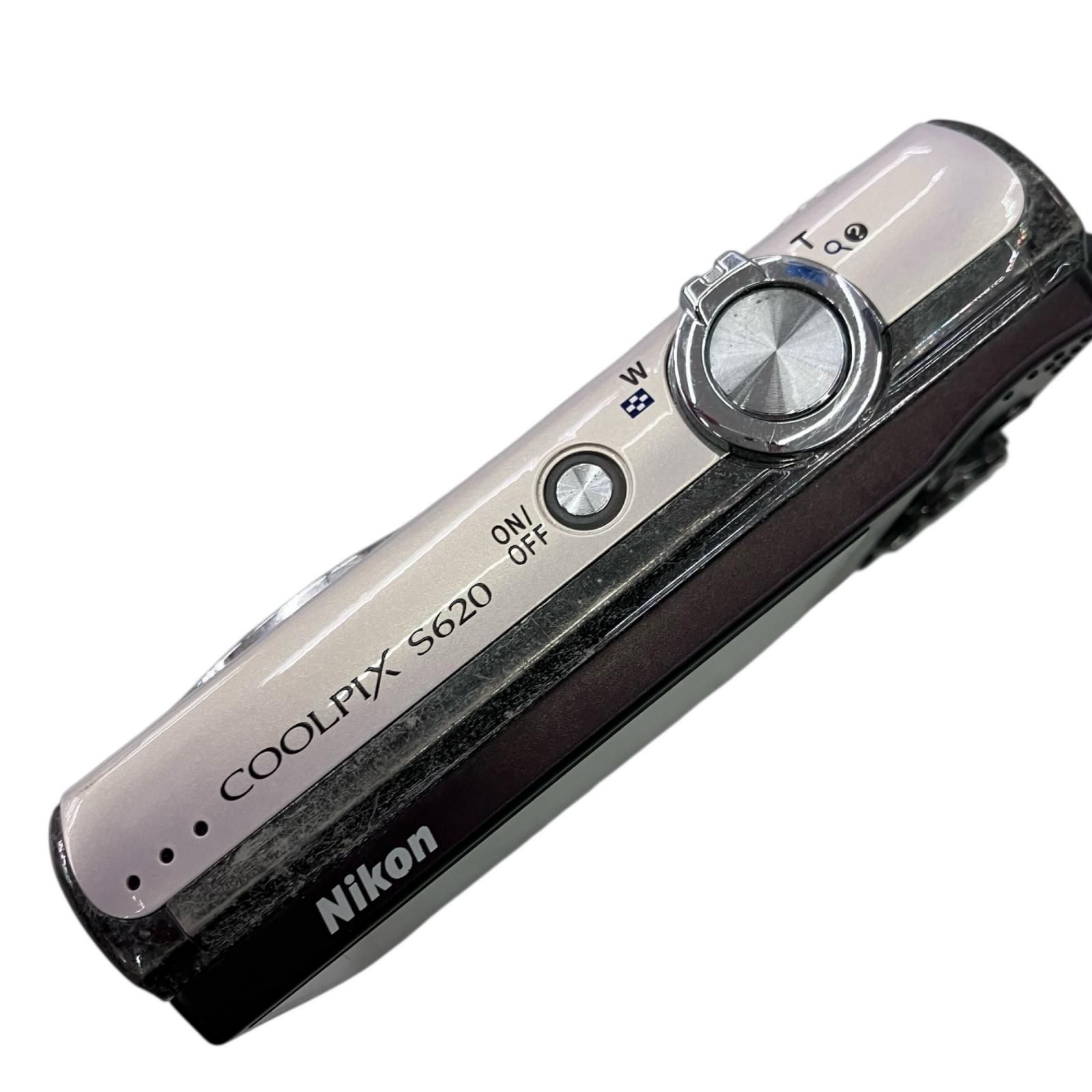 186001 動作未確認 Nikon ニコン デジタルカメラ S620 シルバー