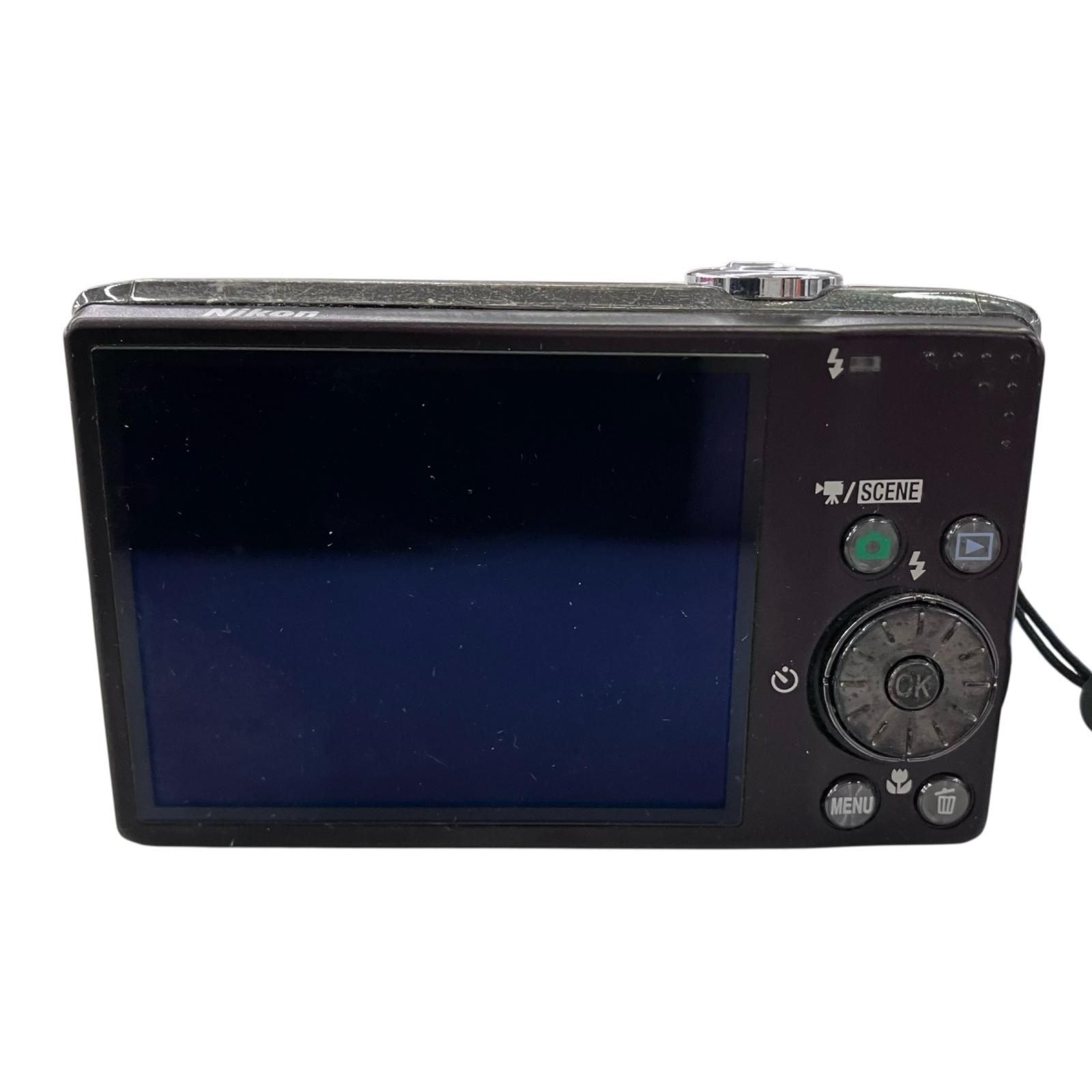 186001 動作未確認 Nikon ニコン デジタルカメラ S620 シルバー