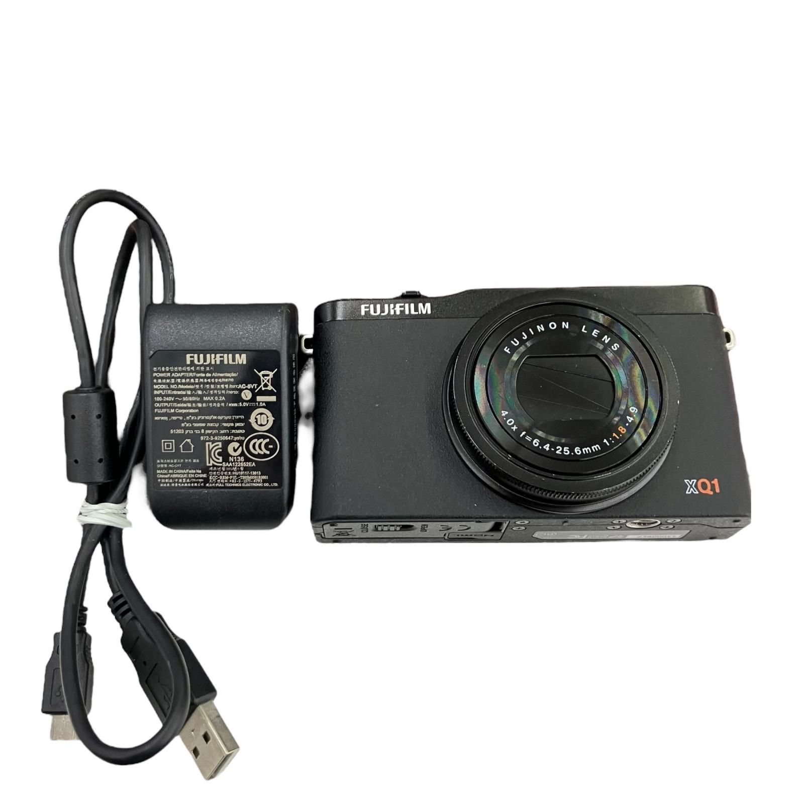 186000 動作確認済み FUJIFILM フジフィルム デジタルカメラ XQ1 ブラック