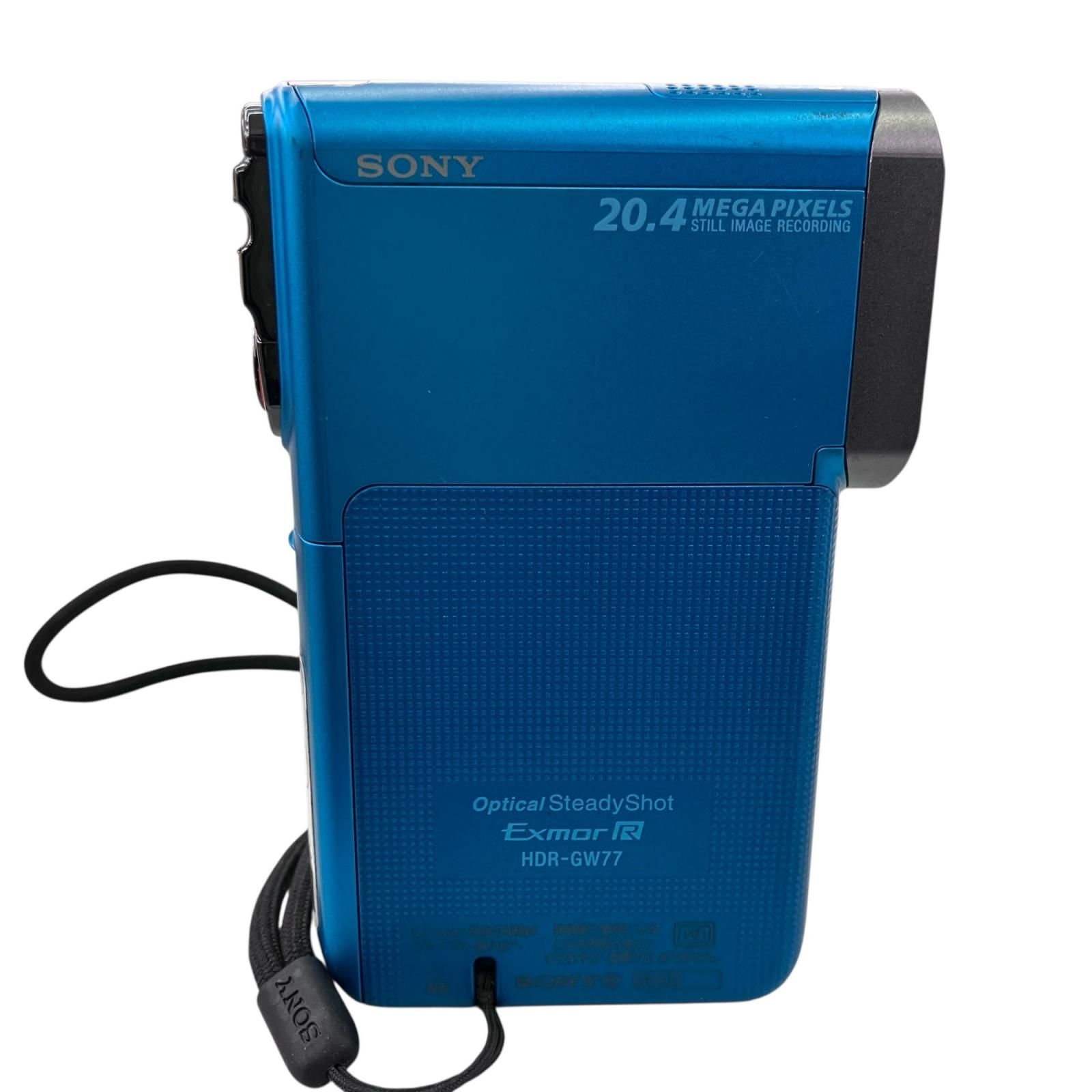 SONY HDR-GW77 ビデオカメラ 本体 青 SONY HDR-GW77 ビデオカメラ 本体 青 Amazon.co.jp: SONY デジタルHD