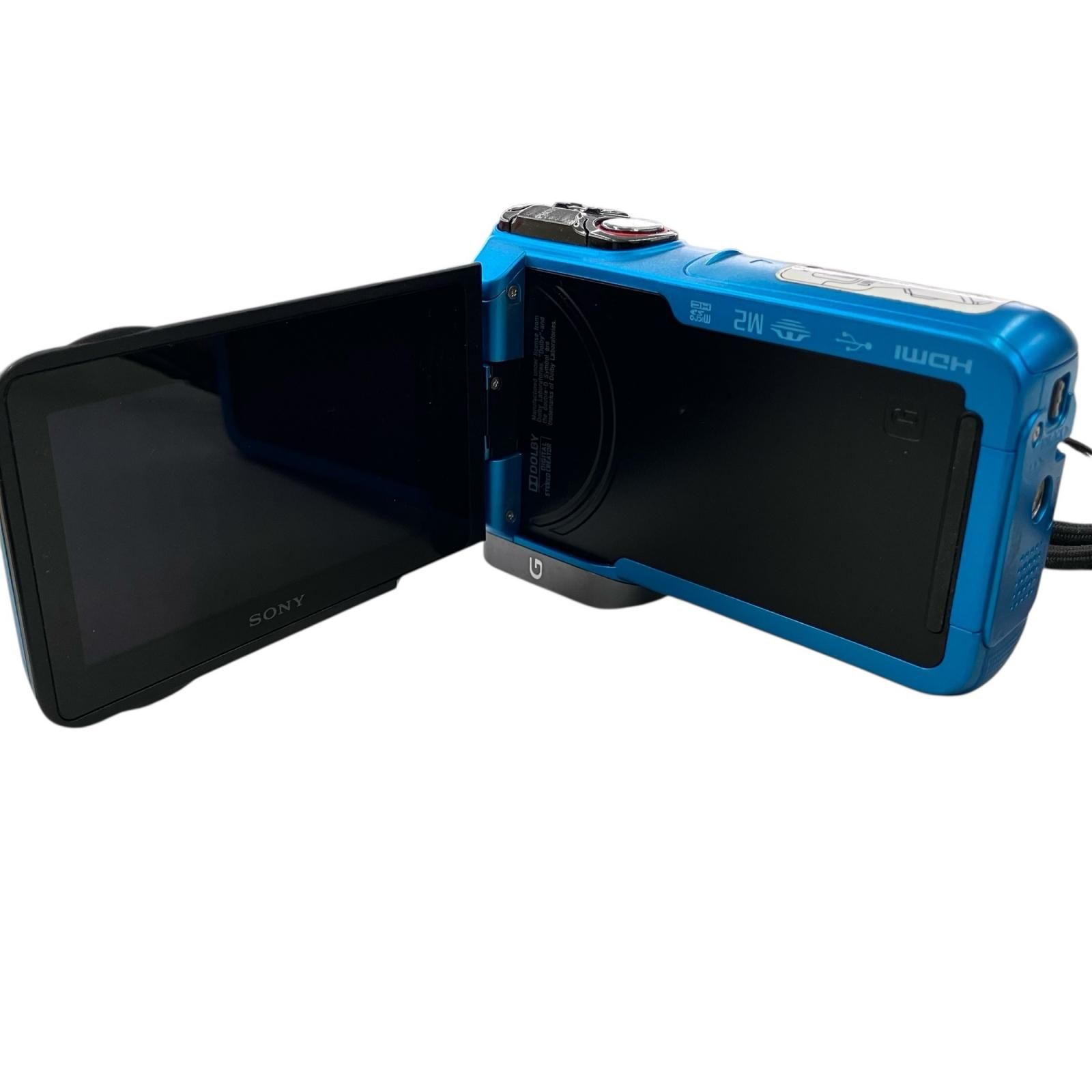 186001 動作未確認 SONY ソニー デジタルカメラ HDR-GW77 ブルー