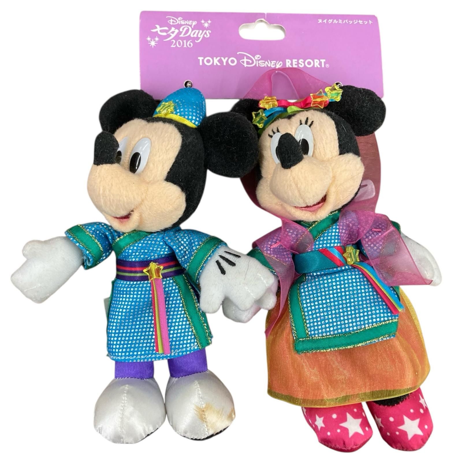 ぬいぐるみバッジ ミッキー &ミニー まとめ売り 170071 ぬいぐるみバッジ ミッキー ミニー デイジー タグ付き多数