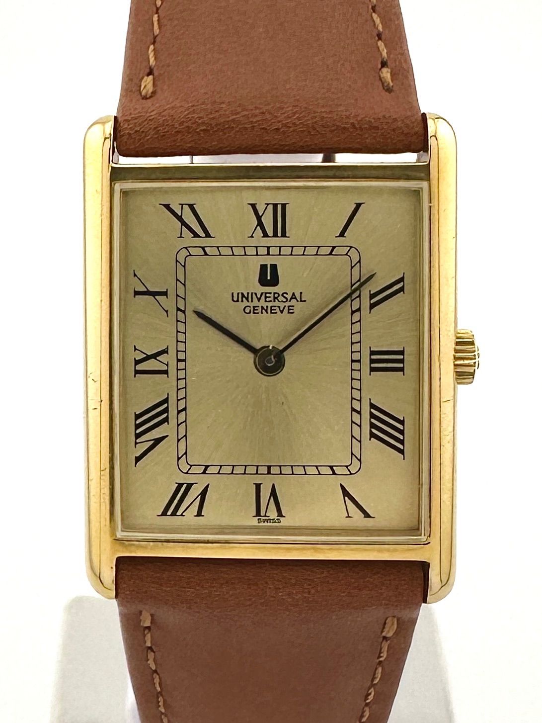 UNIVERSAL GENEVE 542139 レクタンギュラー タンク OH済 UNIVERSAL GENEVE 542139 レクタンギュラー タンク OH済み
