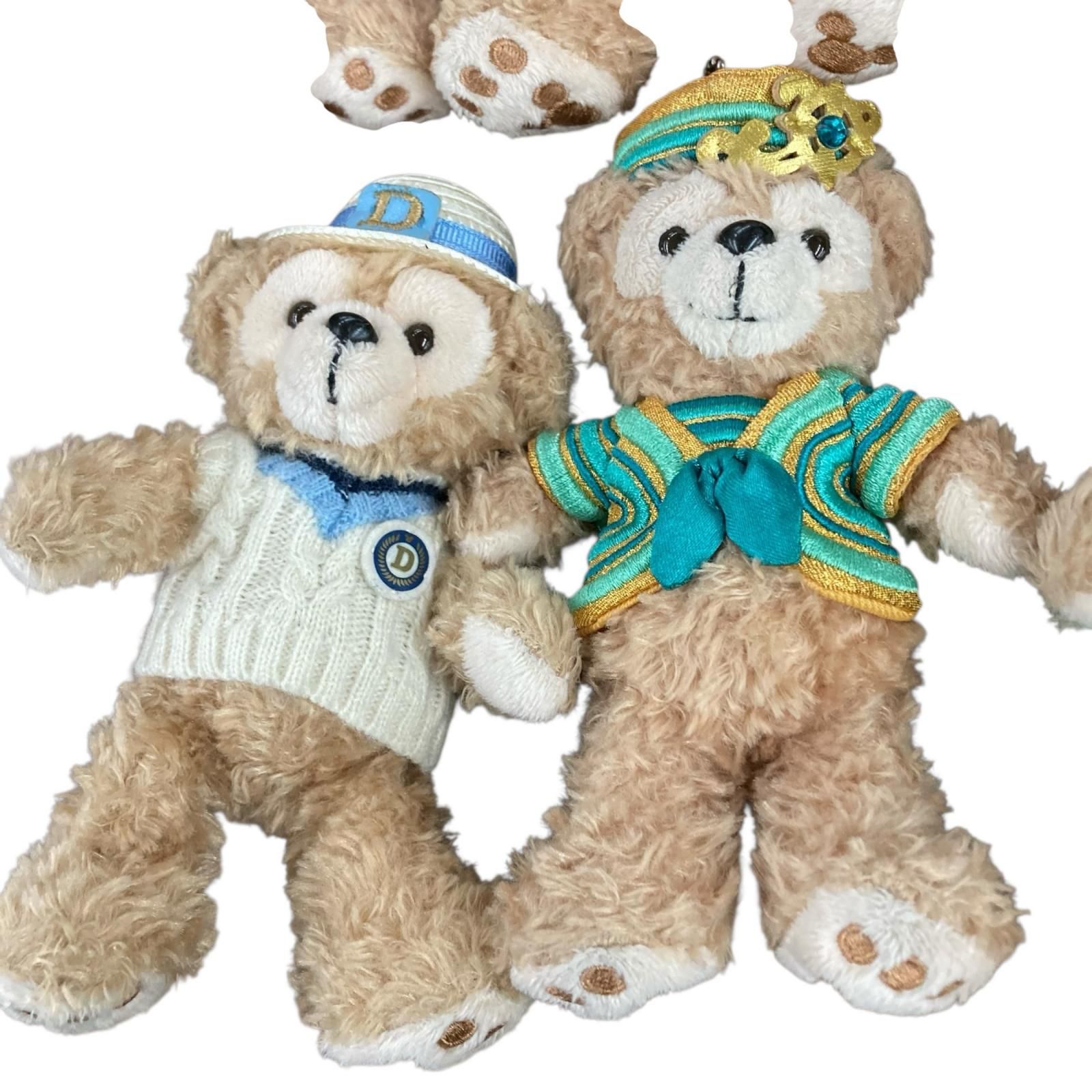 170071 ダッフィー ぬいぐるみバッジ キーホルダー 多数 季節限定 8点