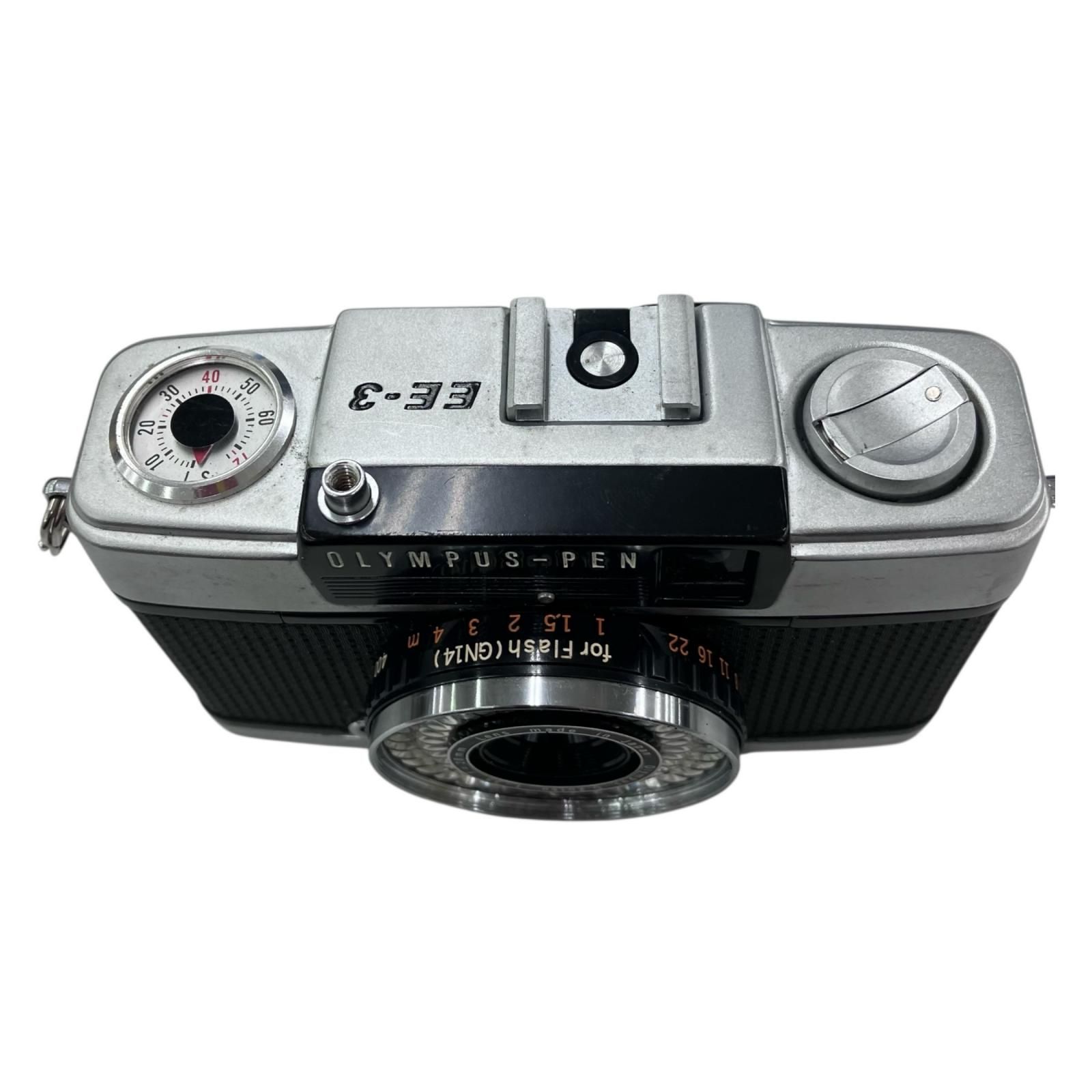 186001 動作未確認 フィルムカメラ OLYMPUS‐PEN EE-3 ZENIT-3M 3点