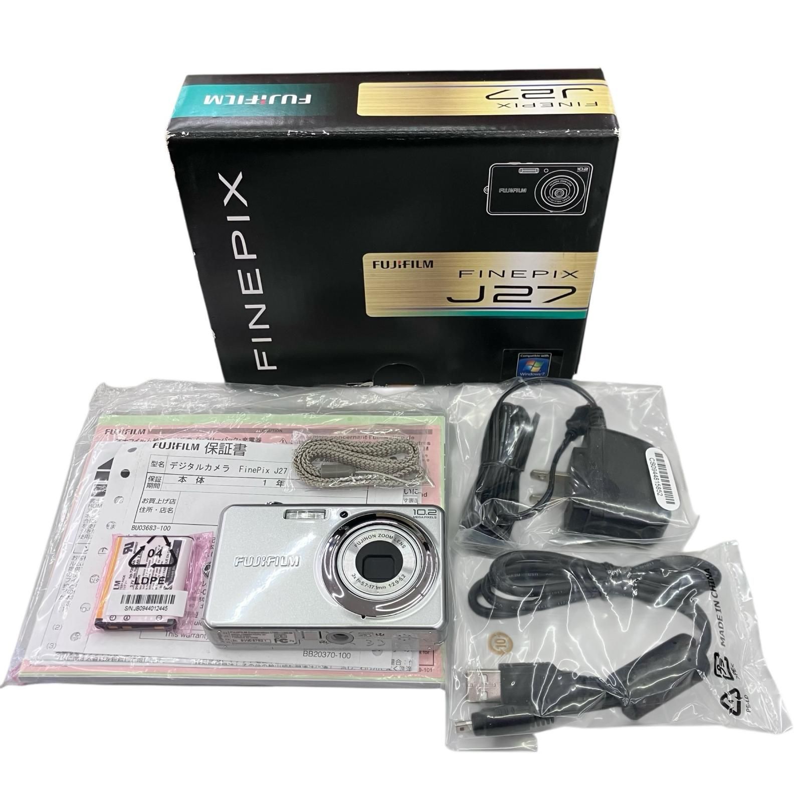 118011 動作未確認 FUJIFILM FINEPIX J27 デジタルカメラ - メルカリ