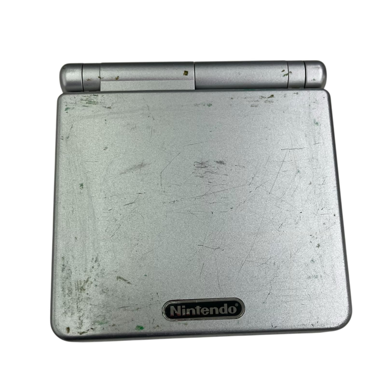 186000 Nintendo 任天堂 ニンテンドウ ゲームボーイアドバンス SP GBA シルバー