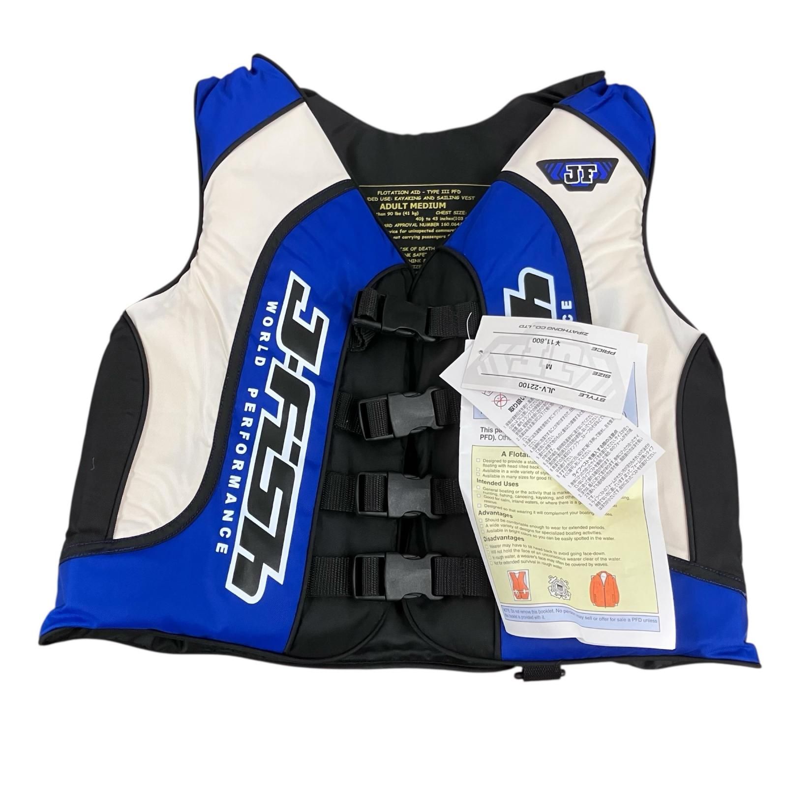 【新品未使用】　J FISH JUNIOR FISH ライフジャケット　子供用 199990 新品未使用 J-FISH ジュニアフィッシュ ライフジャケット M