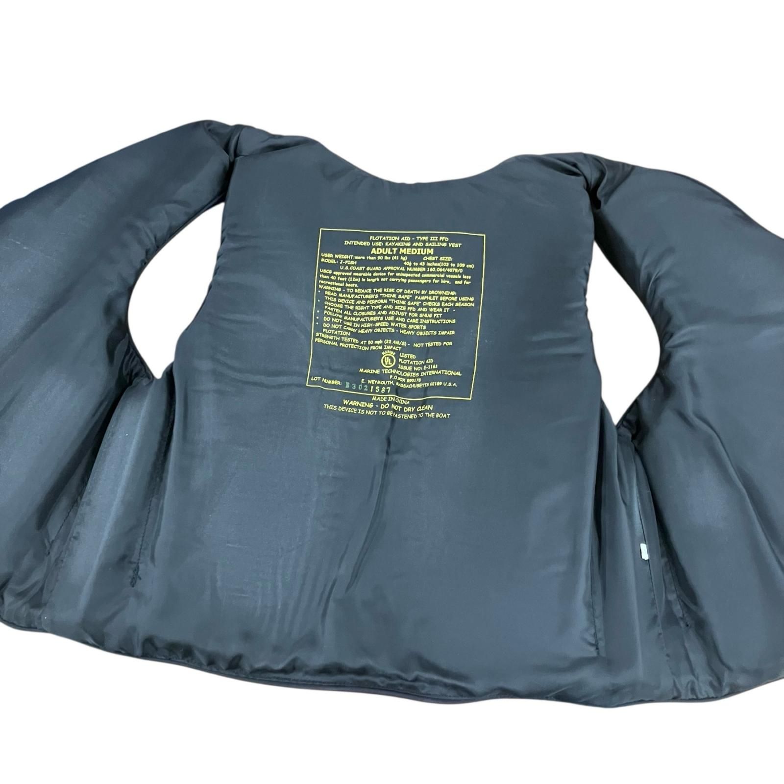 199990 新品未使用 J-FISH ジュニアフィッシュ ライフジャケット M