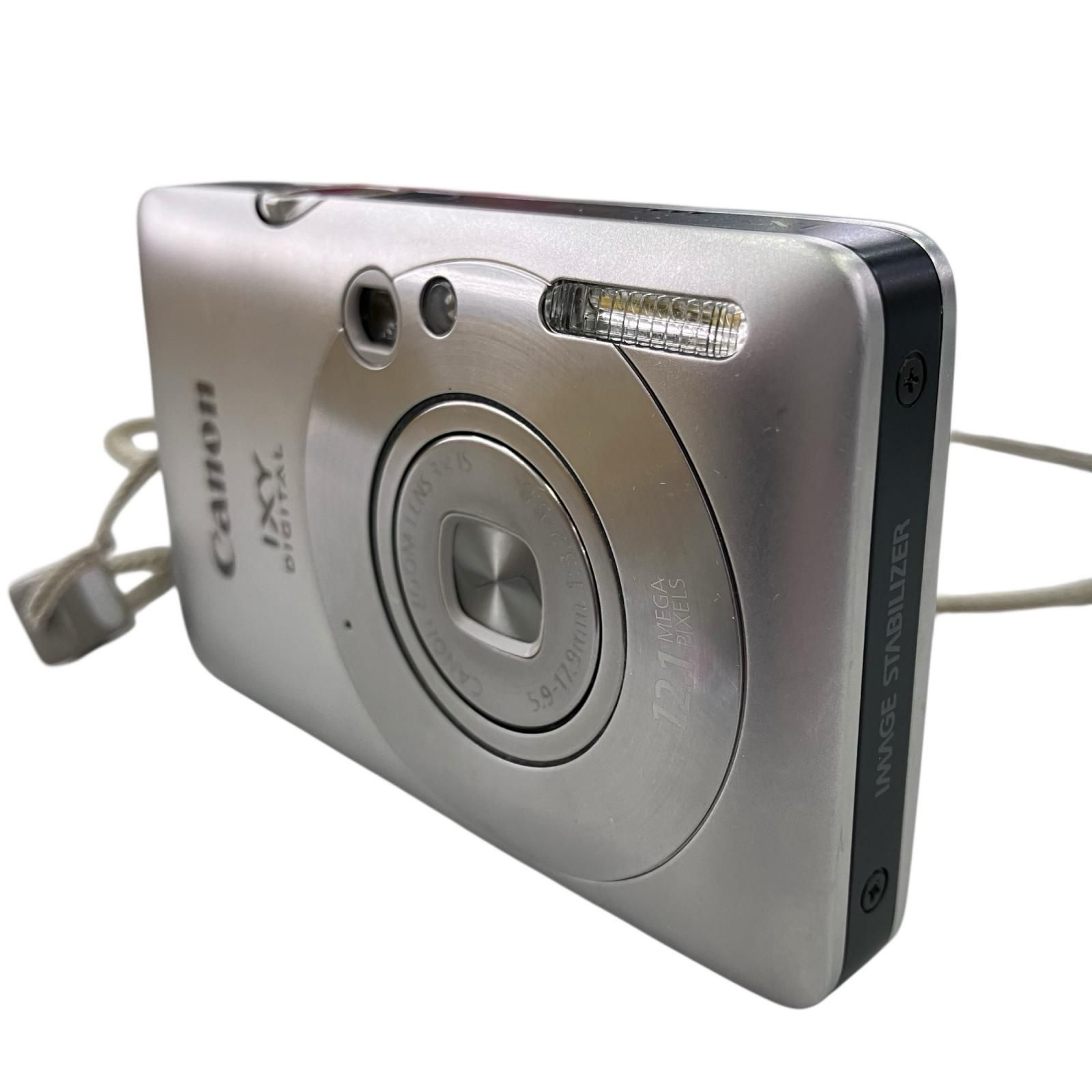 118011 動作未確認 canon キャノン デジタルカメラ 210 IS シルバー