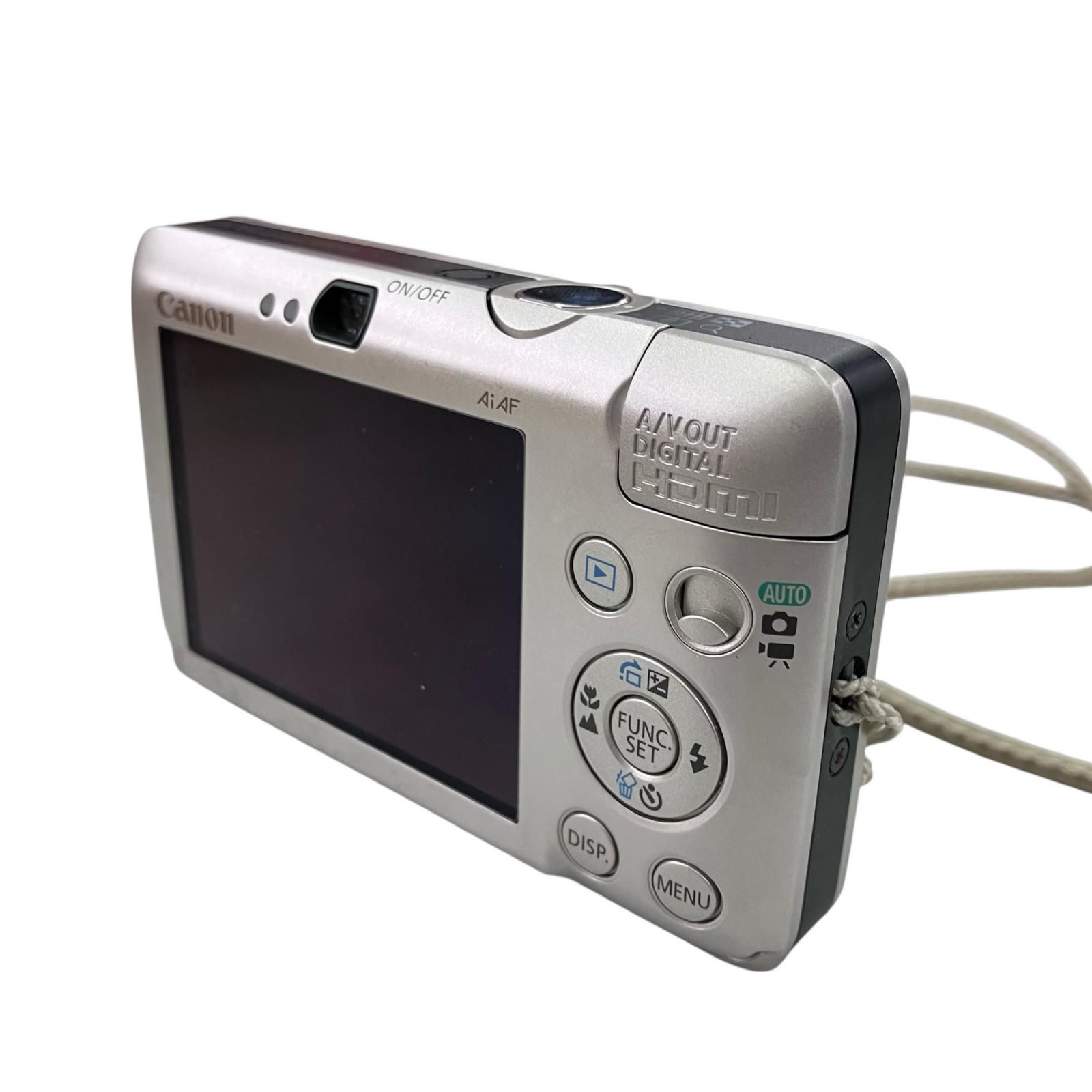 118011 動作未確認 canon キャノン デジタルカメラ 210 IS シルバー