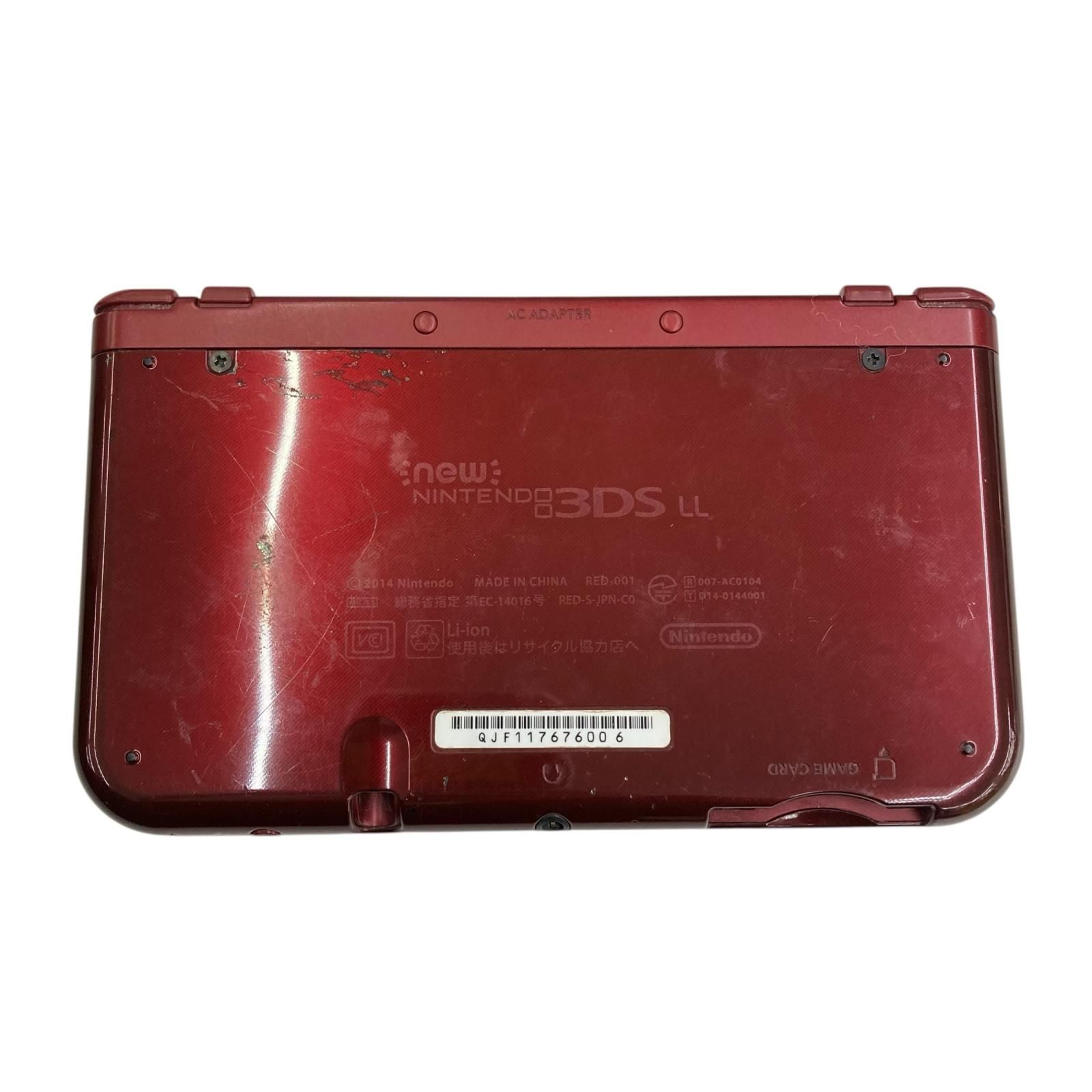 186000 Nintendo 任天堂 ニンテンドウ 3 DSLL レッド