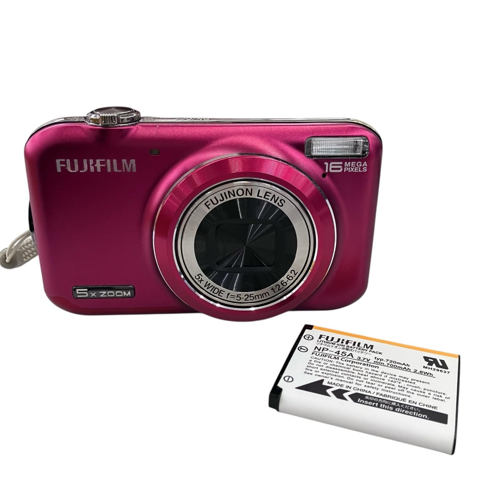 118011 動作未確認 FUJIFILM フジフィルム デジタルカメラ ピンク