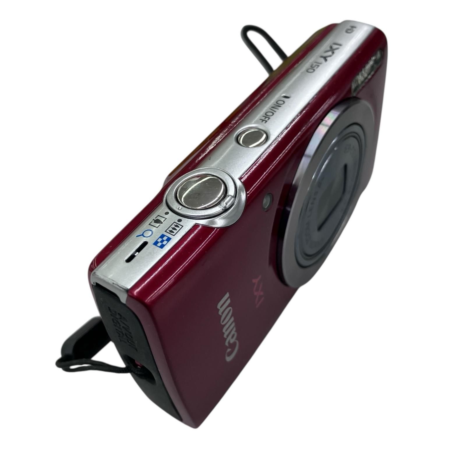 【奇跡の未使用】　Canon IXY150 レッド　コンパクトデジタルカメラ Amazon.co.jp: Canon デジタルカメラ IXY150 レッド 光学8倍ズーム
