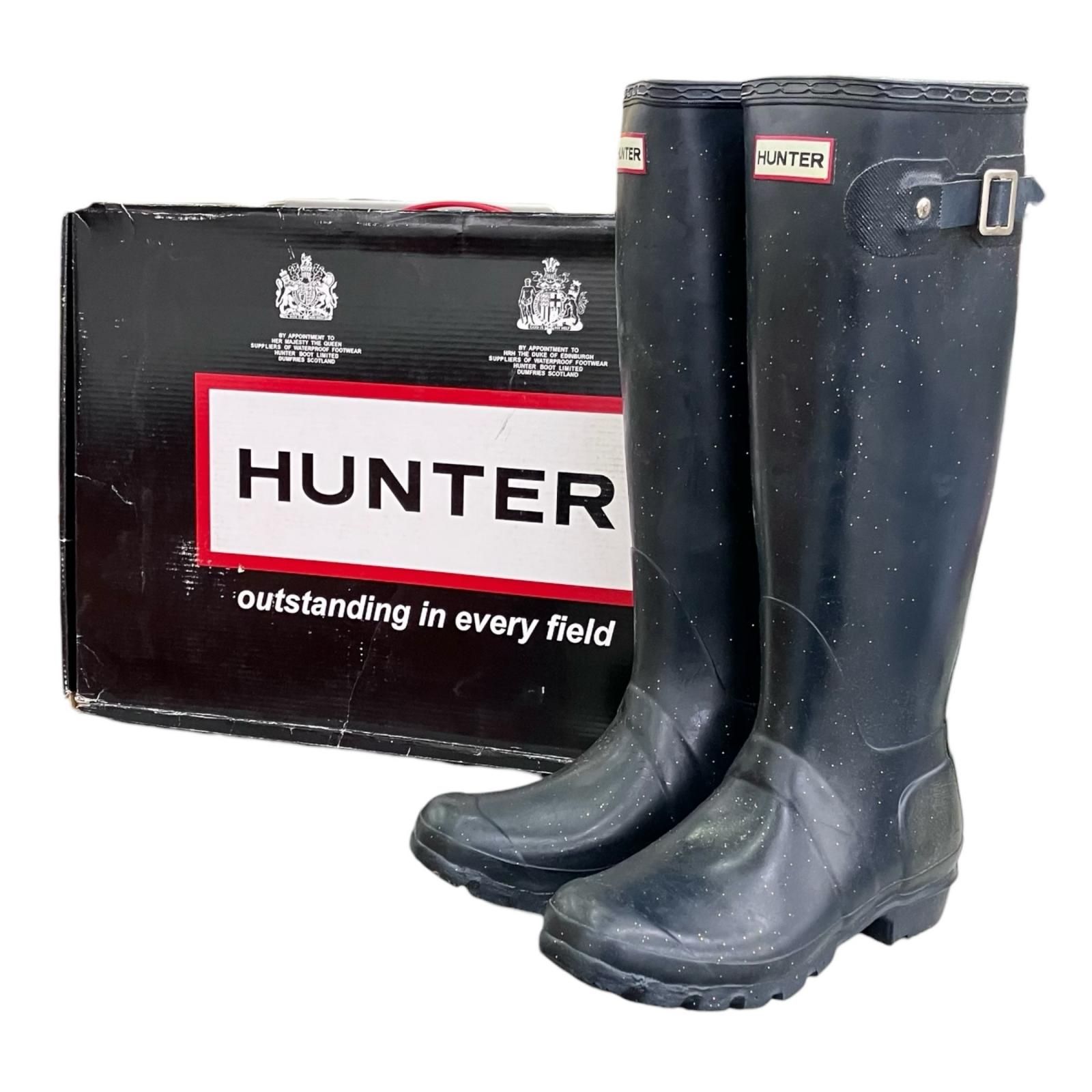 199990 HUNTER ハンター レインブーツ W23572 22cm ネイビー UK3