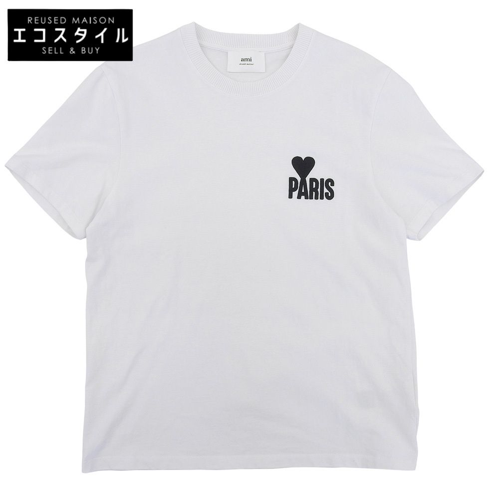 AMI PARIS アミパリス 美品 PARIS ADC TSHIRT BRANC Tシャツ トップス