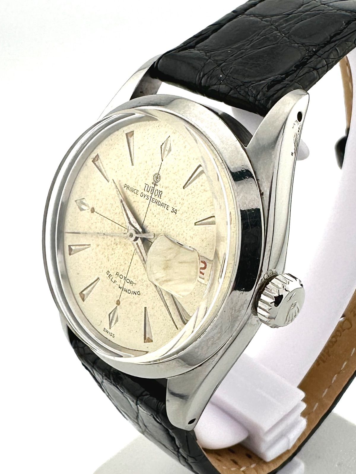  TUDOR 7944 プリンスオイスターデイト34 OH済み チュードル 大人向け 自動巻き時計 腕時計(アナログ)