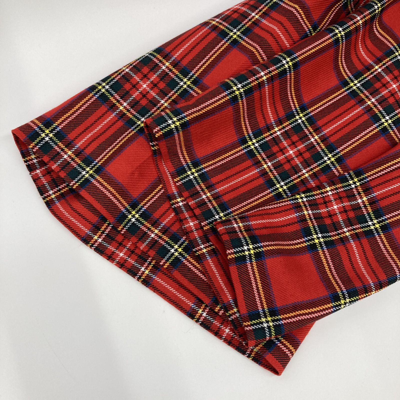 TSURU BY MARIKO OIKAWA ツルバイマリコオイカワ ﾚｯﾄﾞ ﾀｰﾀﾝﾁｪｯｸ PT