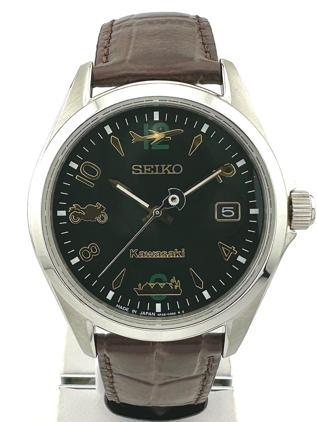 SEIKO 4R36 07A0 SZSB024 LSA KAWASAKI 自動巻き時計 セイコー カワサキ