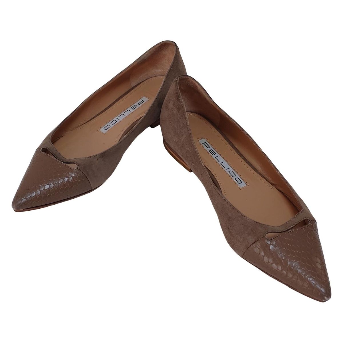 PELLICO ペリーコ　パンプス　フラットシューズ　35 エトープ　ベージュ PELLICO(ペリーコ) フラットシューズ 35 1/2 レディース ベージュ