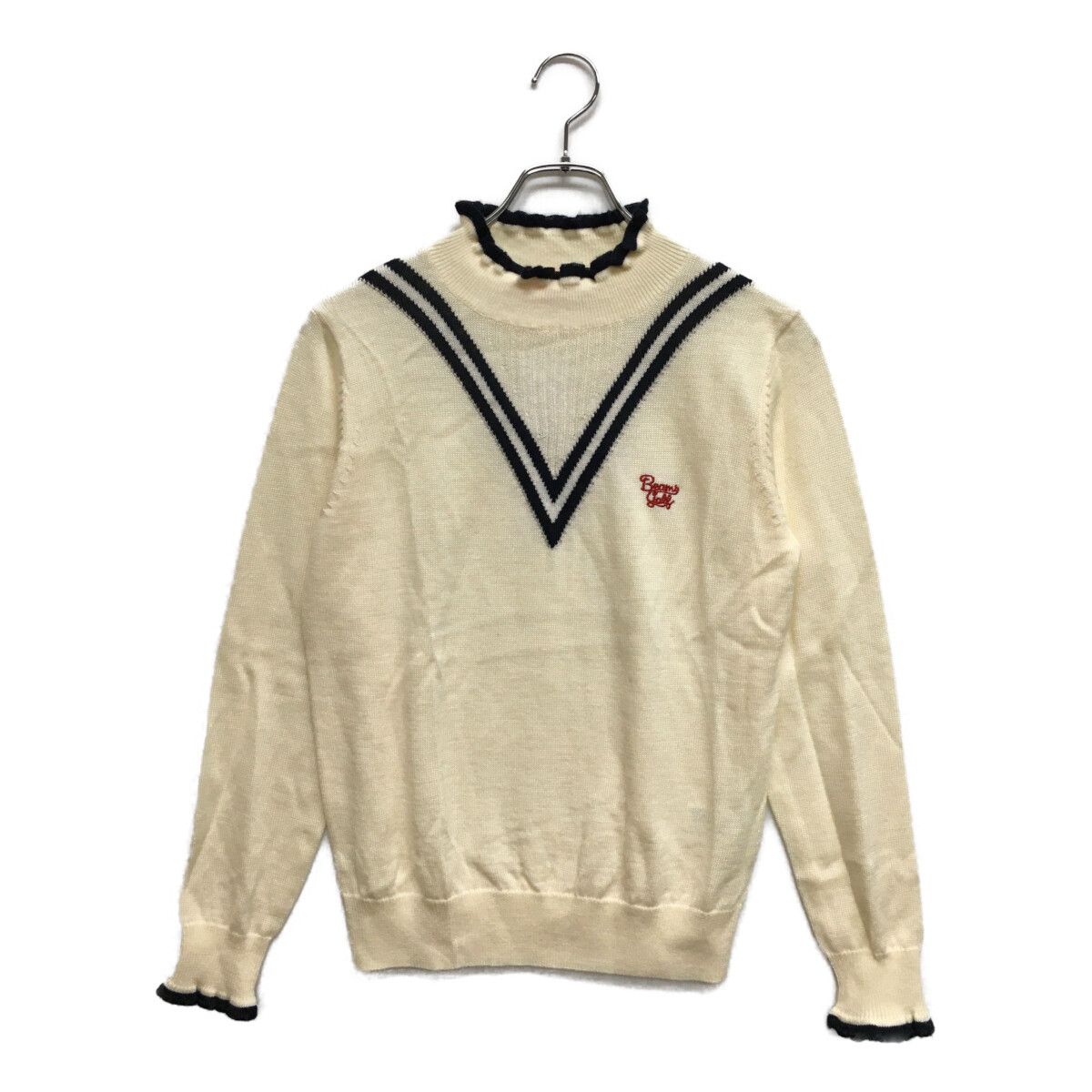 中古 レディース ビームスゴルフ BEAMSGOLF セーター L 白系