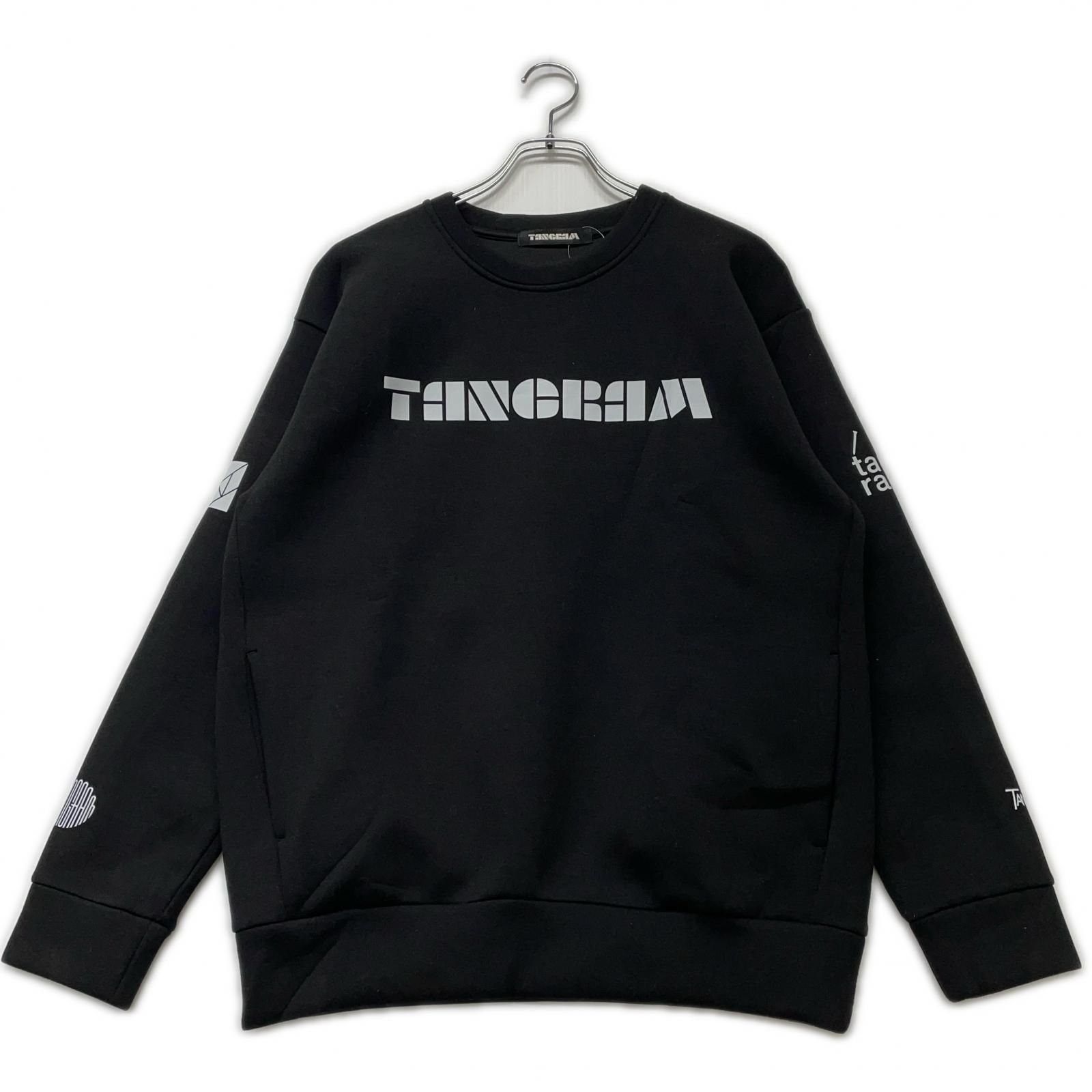 中古 メンズ タングラム TANGRAM スウェット M 黒 ブラック ロゴ
