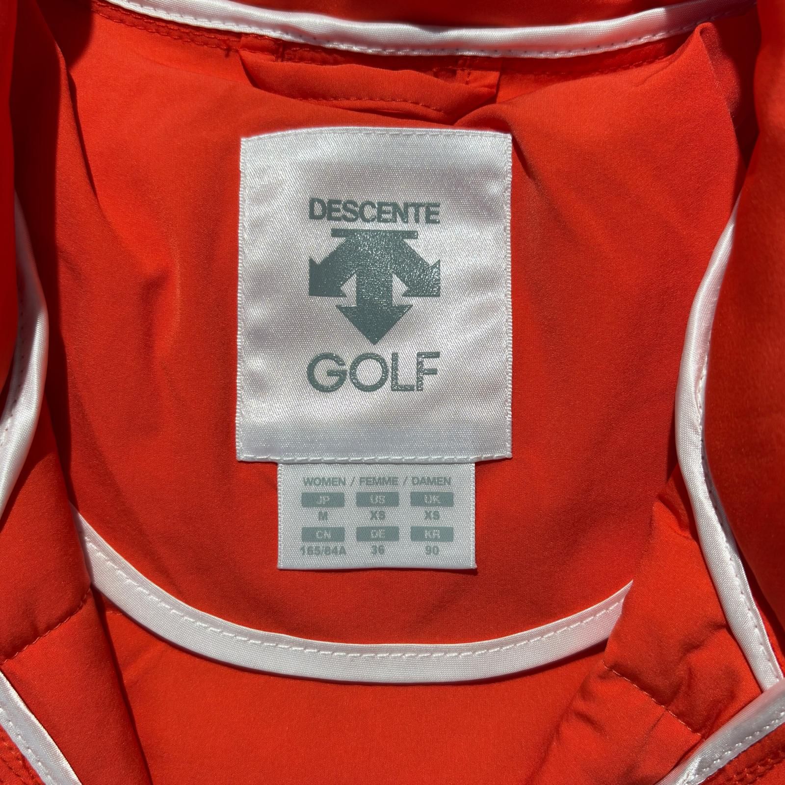 中古 レディース デサントゴルフ DESCENTE GOLF フルジップアウター M