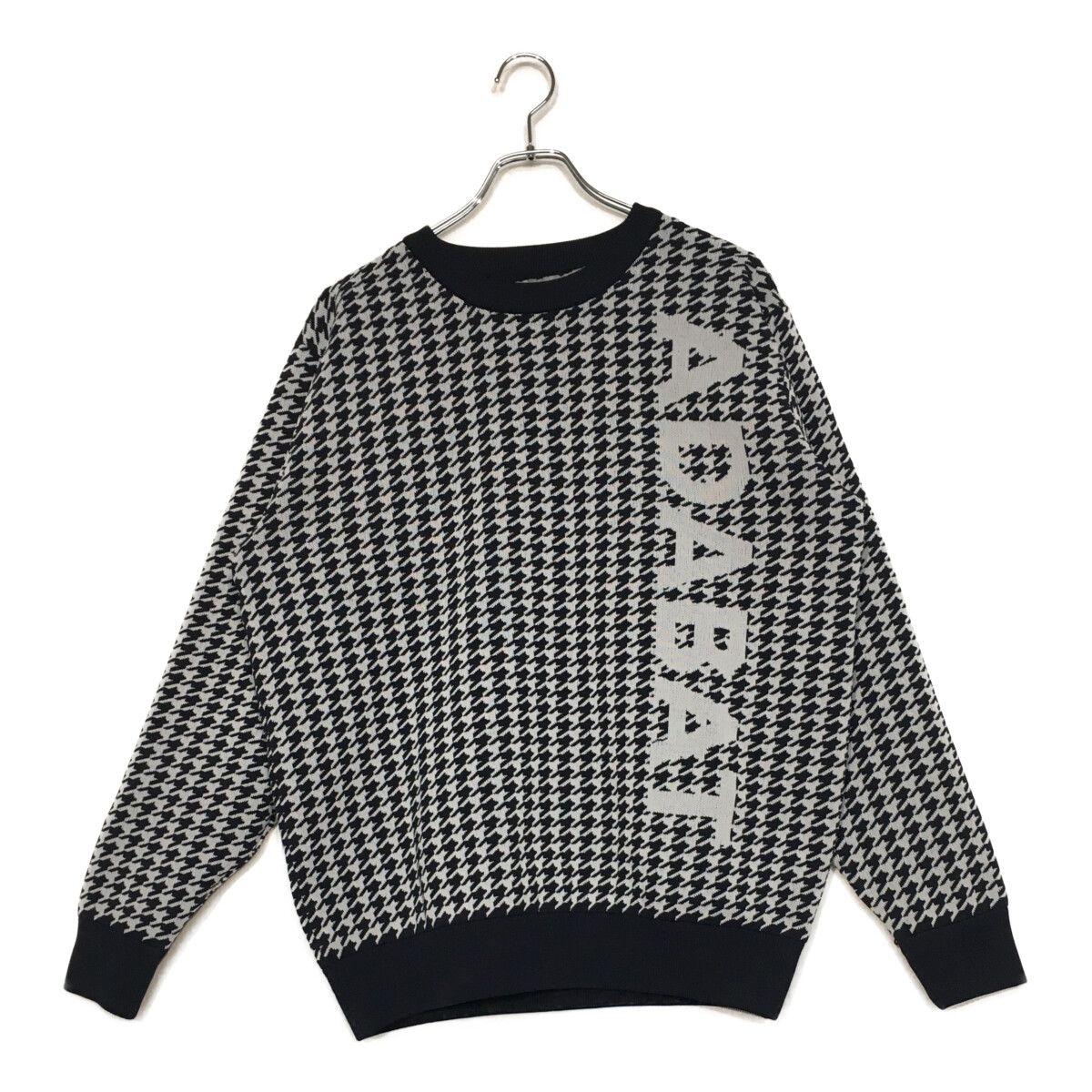 中古 メンズ アダバット adabat セーター LL 紺×白 ネイビー×ホワイト