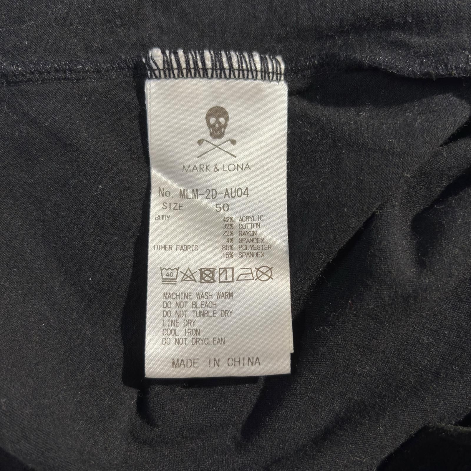 中古 メンズ マークアンドロナ MARK&LONA 長袖シャツ 50(LL) 黒