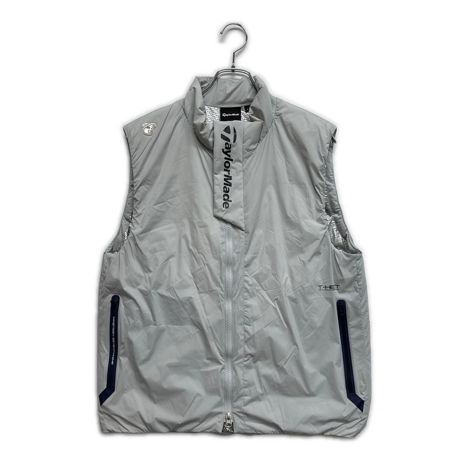 中古 メンズ テーラーメイド Taylor Made ベスト L グレー 保温裏地