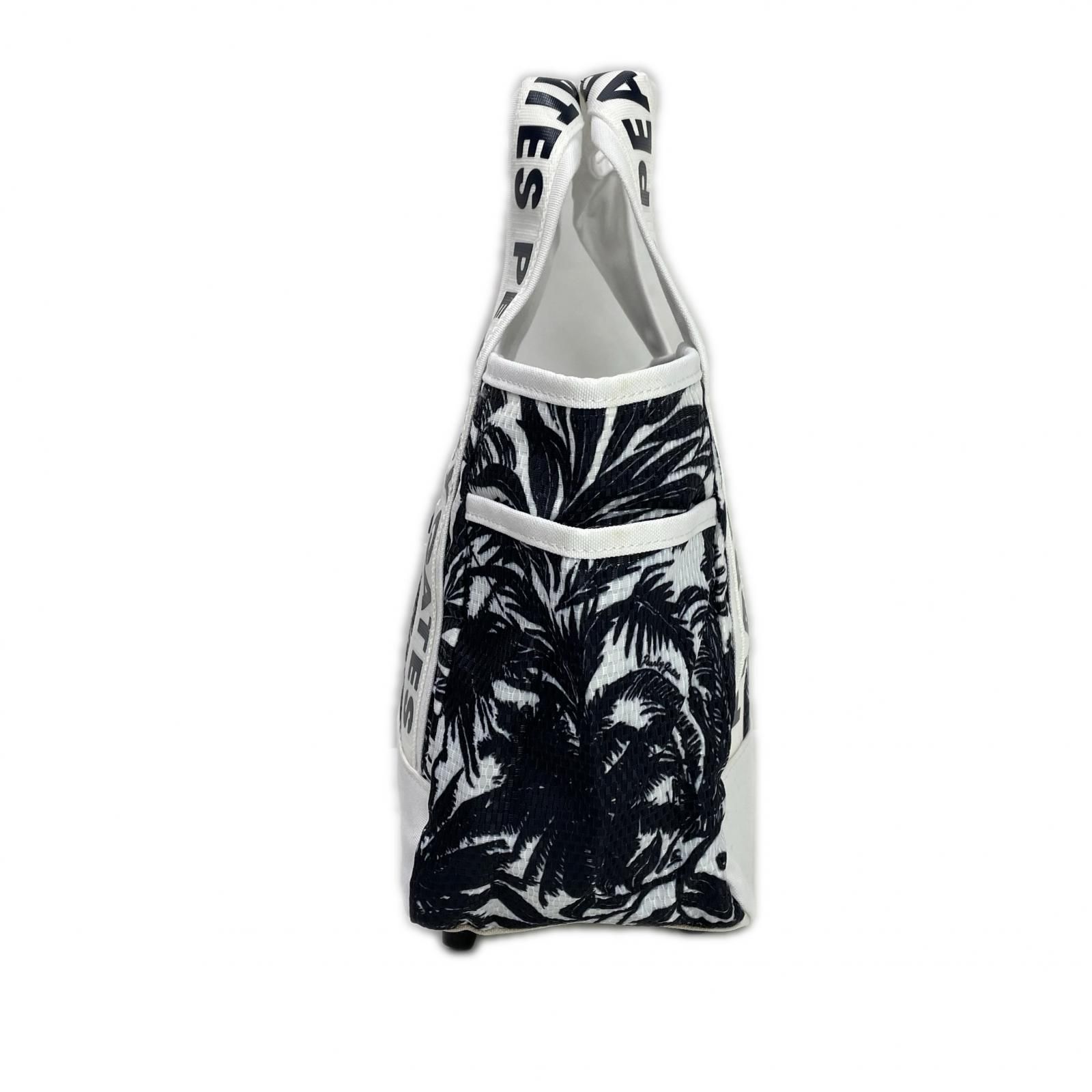 極美品 PEARLYGATES ラウンド用カートバッグ ボタニカル柄 ホワイト系 極美品 PEARLYGATES ラウンド用カートバッグ ボタニカル柄 ホワイト系