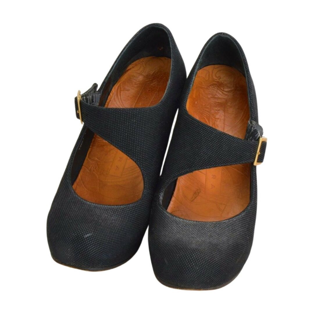 チエミハラ CHIE MIHARA パンプス OCUCA 36サイズ ブラック レディース