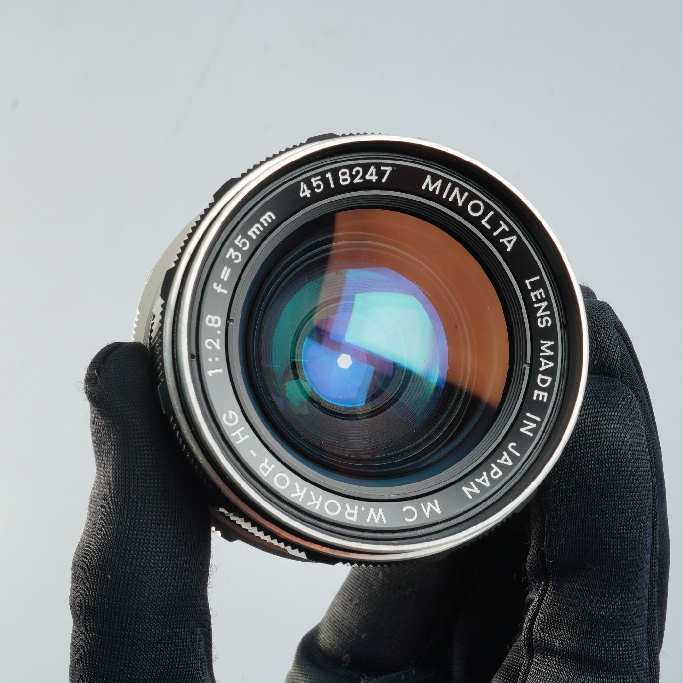 MINOLTA ミノルタ MC W.ROKKOR-HG 35mm F/2.8 単焦点レンズ - メルカリ