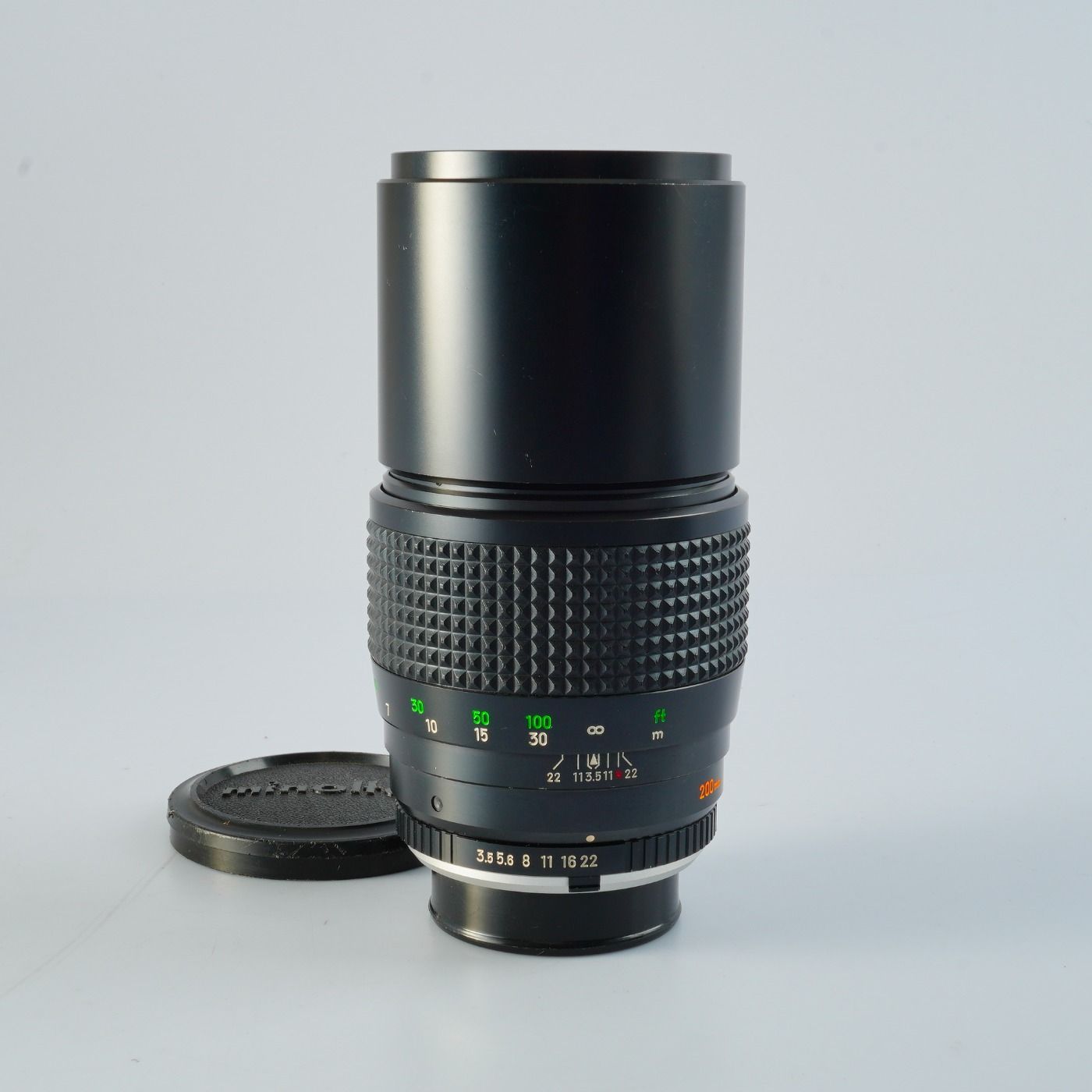 MINOLTA ミノルタ MC TELE ROKKOR 200mm F/3.5 単焦点レンズ - メルカリ