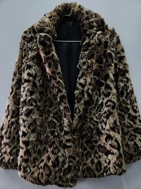 ヴィンテージ Y2K パンク レオパード フェイクファー コート - メルカリ