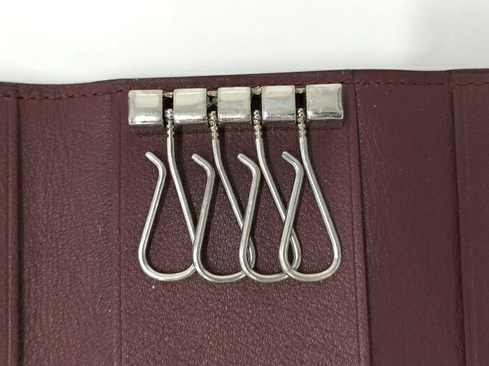 CARTIER 4連 キーケース レザー ブラック - メルカリ