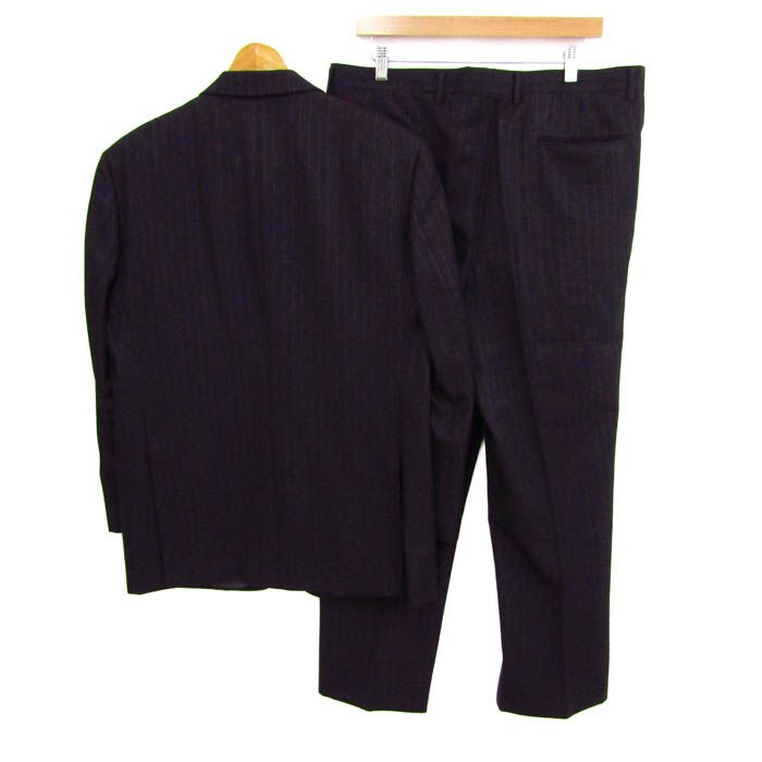 ロンナー スーツ セットアップ 上下セット ストライプ柄 大きいサイズ