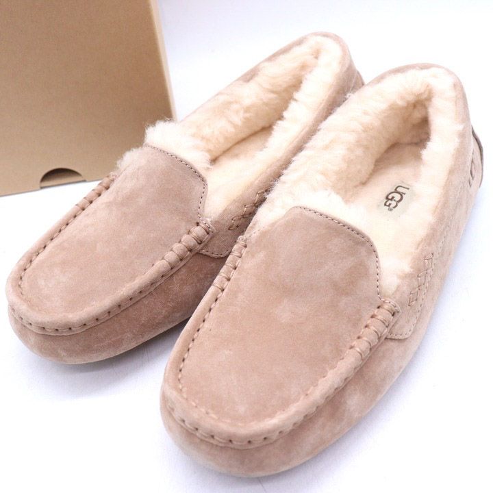 アグ モカシン スウェード 裏ボア シューズ ブランド 靴 レディース 25