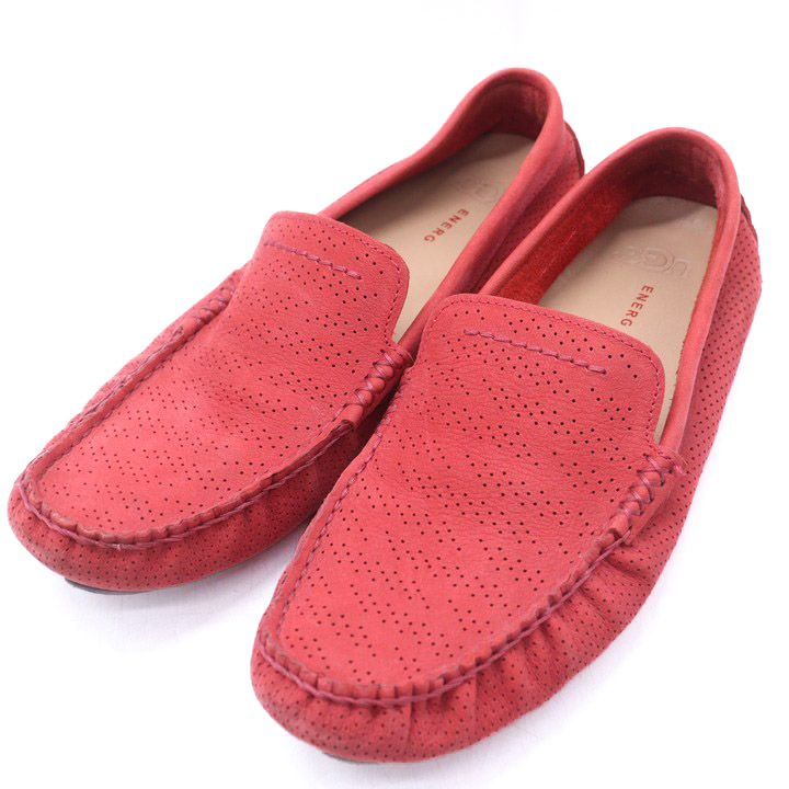 アグ モカシン スリッポン ドライビングシューズ ブランド 靴 赤