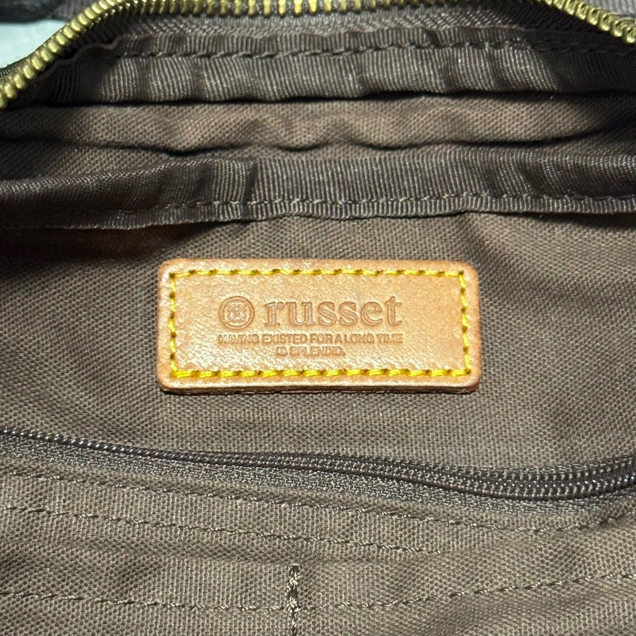 極美品 希少 russet ラシット ボディバッグ ウェストポーチ モノグラム 