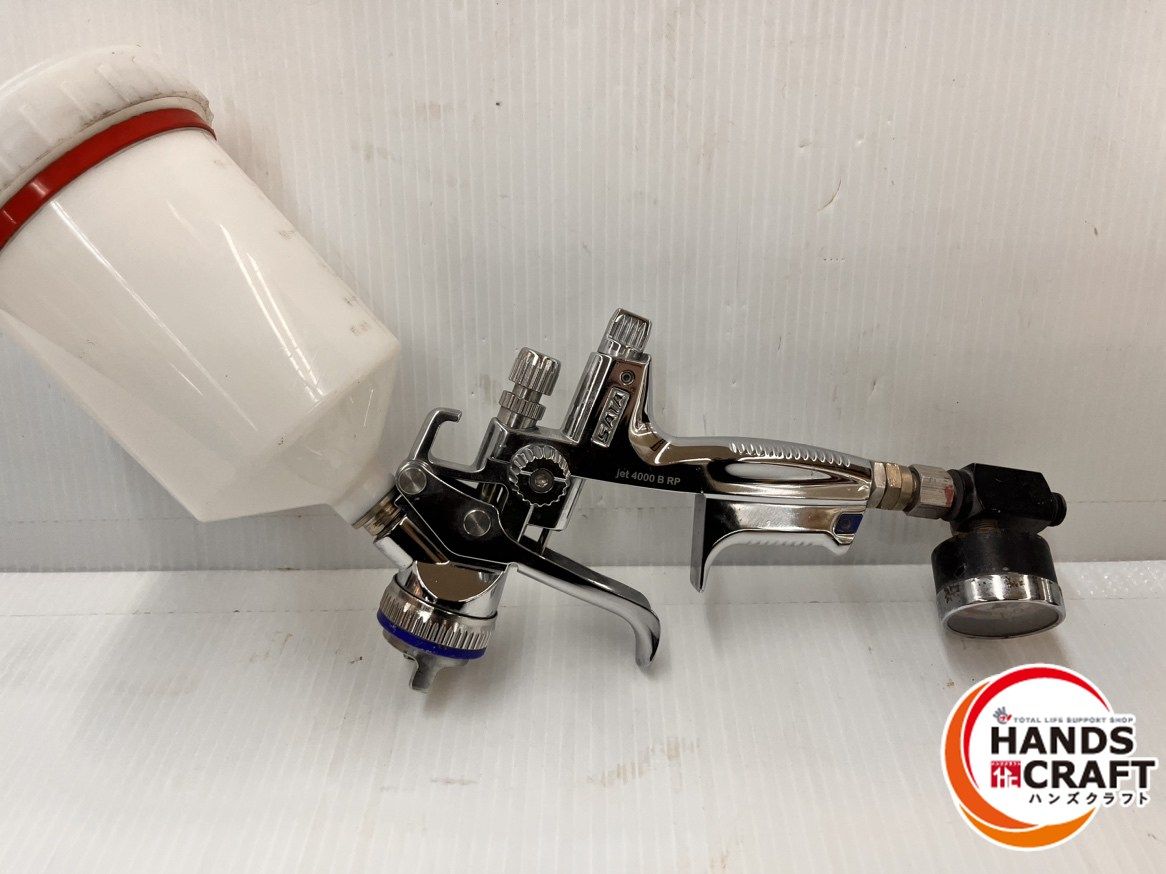 SATA サタ スプレーガン jet 4000 B RP カップ ゲージ付 品